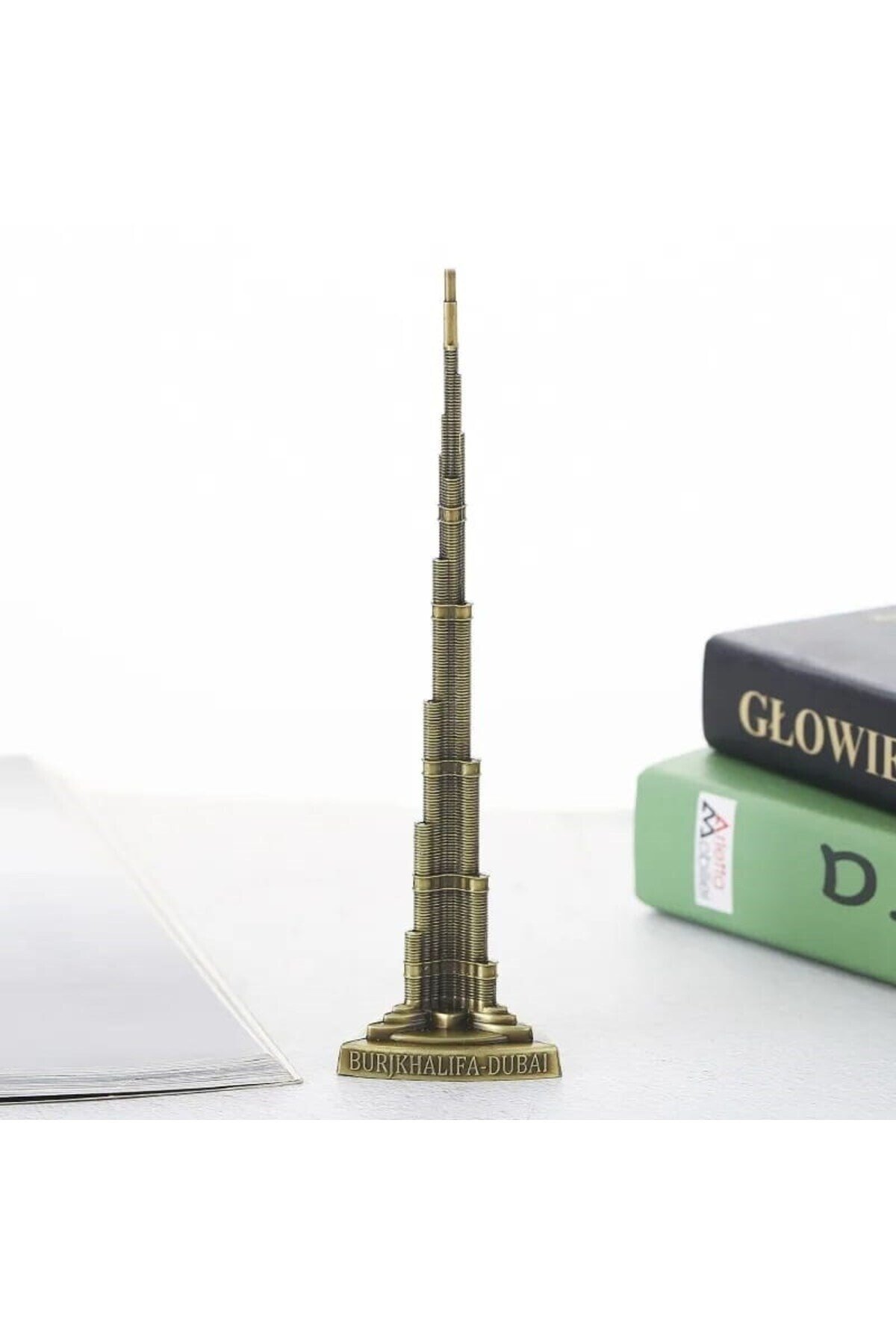 Dekoratif Burj Khalifa Metal Biblo