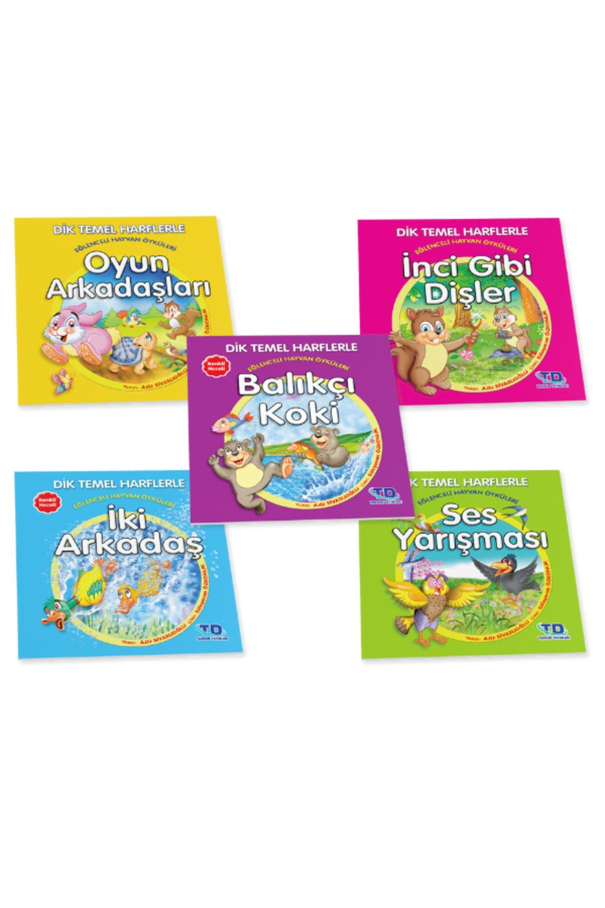 Dik Ve Temel Harflerle Eğlenceli Hayvan Öyküleri (5 KİTAP TAKIM) / 9789944414999