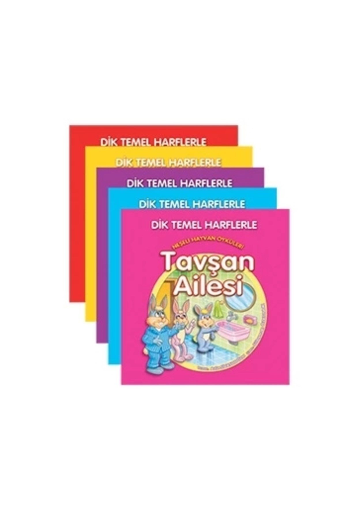 Dik ve Temel Harflerle Neşeli Hayvan Öyküleri (5 Kitap Takım) / Tandem Yayınları / 9789944414982