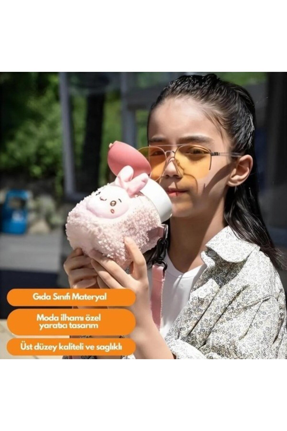 Diller Çelik Matara 300ml Pembe