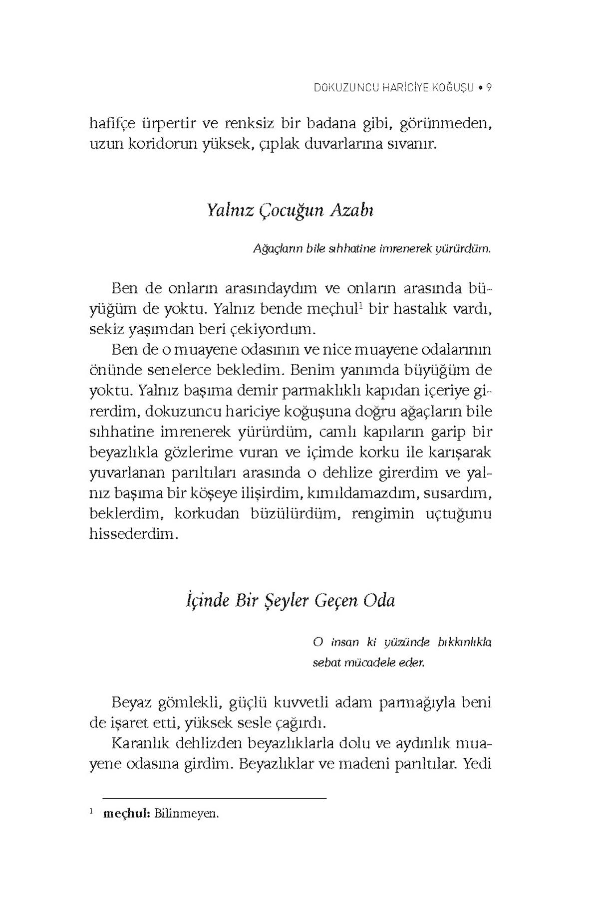 Dokuzuncu Hariciye Koğuşu (Yeni Kapak) Ötüken Neşriyat (Korunaklı Poşetle)