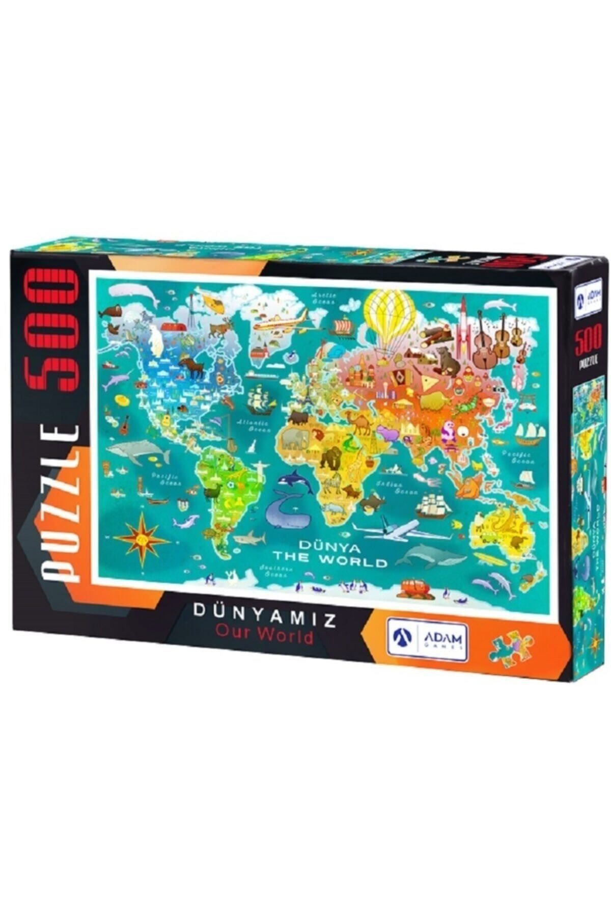 Dünyamız 500 Parça Puzzle (33x48)