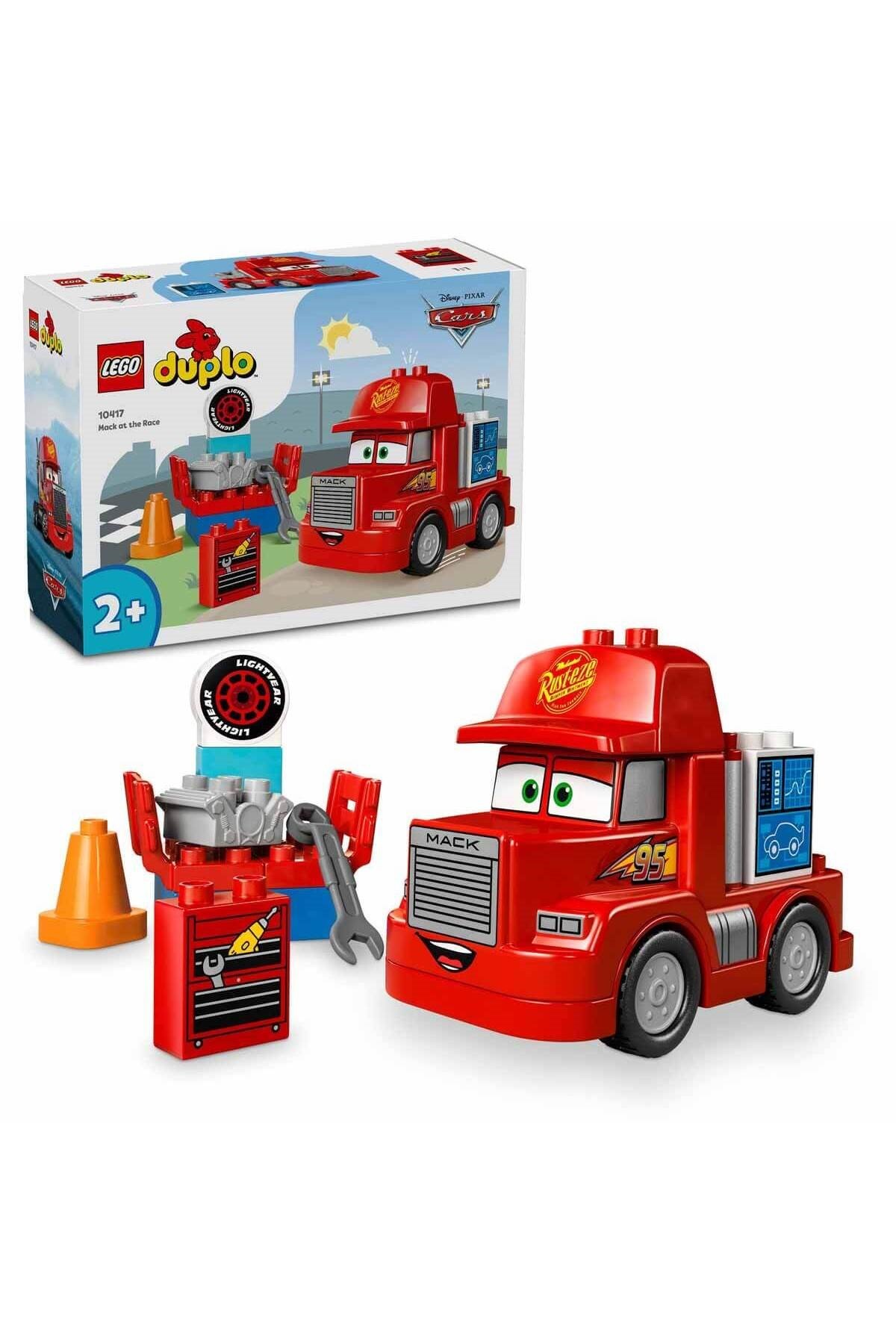 DUPLO Disney ve Pixar Arabalar Mack Yarışta 10417 - 2 Yaş ve Üzeri Çocuklar için Eğitici