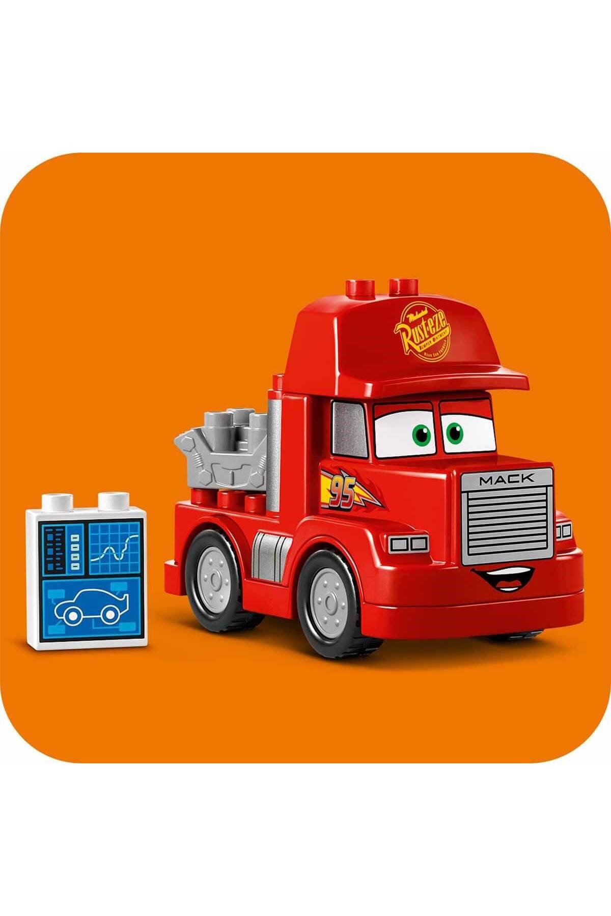 DUPLO Disney ve Pixar Arabalar Mack Yarışta 10417 - 2 Yaş ve Üzeri Çocuklar için Eğitici