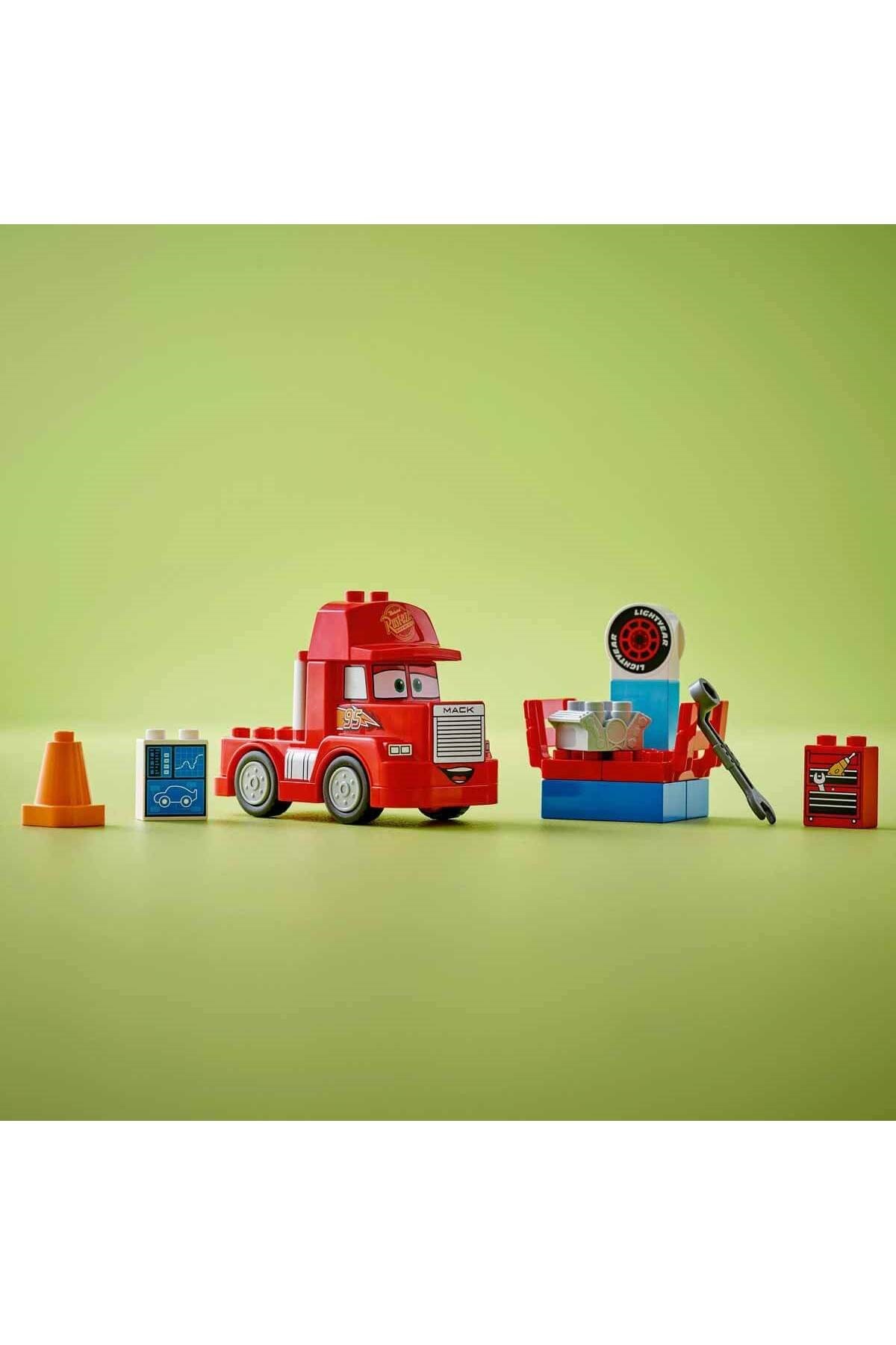 DUPLO Disney ve Pixar Arabalar Mack Yarışta 10417 - 2 Yaş ve Üzeri Çocuklar için Eğitici