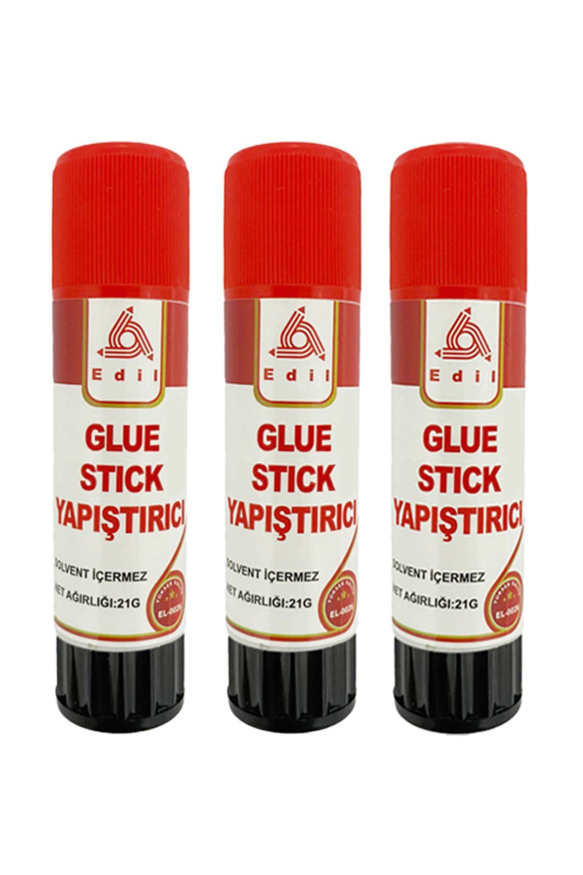 Edil Glue Stick Yapıştırıcı 21 Gr 3 Adet