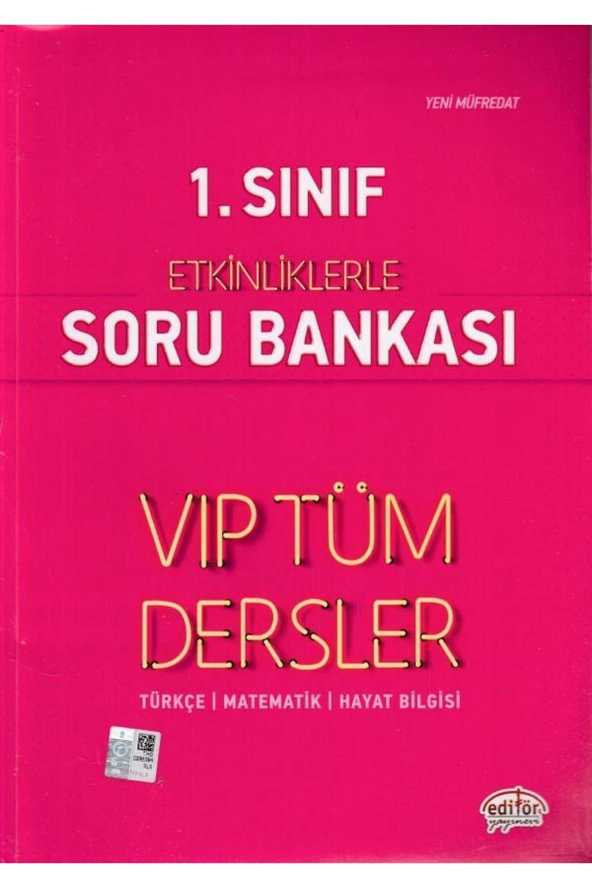 Editör 1. Sınıf Vip Tüm Dersler Etkinliklerle Soru Bankası Kırmızı Kitap (yeni)
