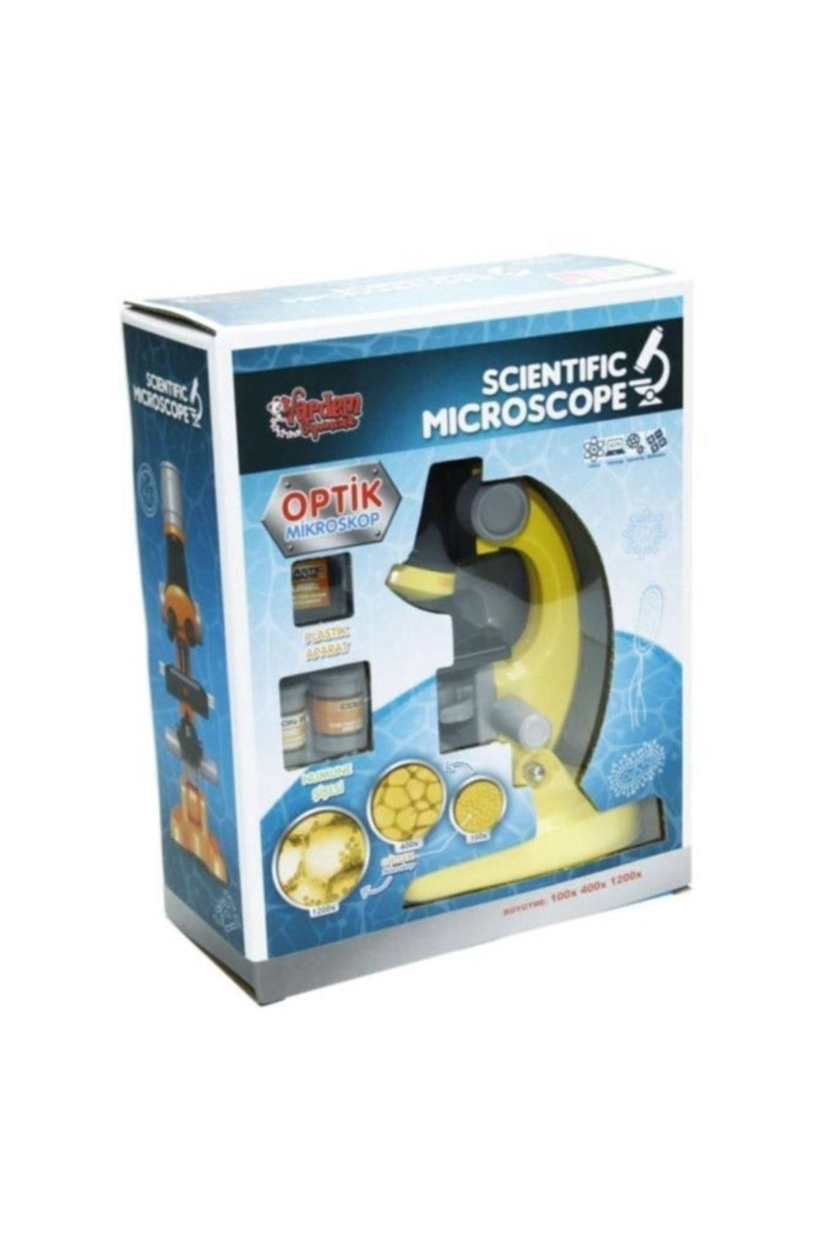 Eğitici Ve Öğretici Işıklı Objektif Mikroskop Seti
