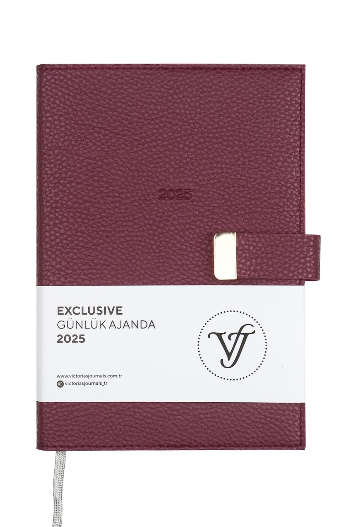 Exclusive 2025 Günlük Ajanda A5 (14x21cm) Ivory 80gr. İçi Değişebilir