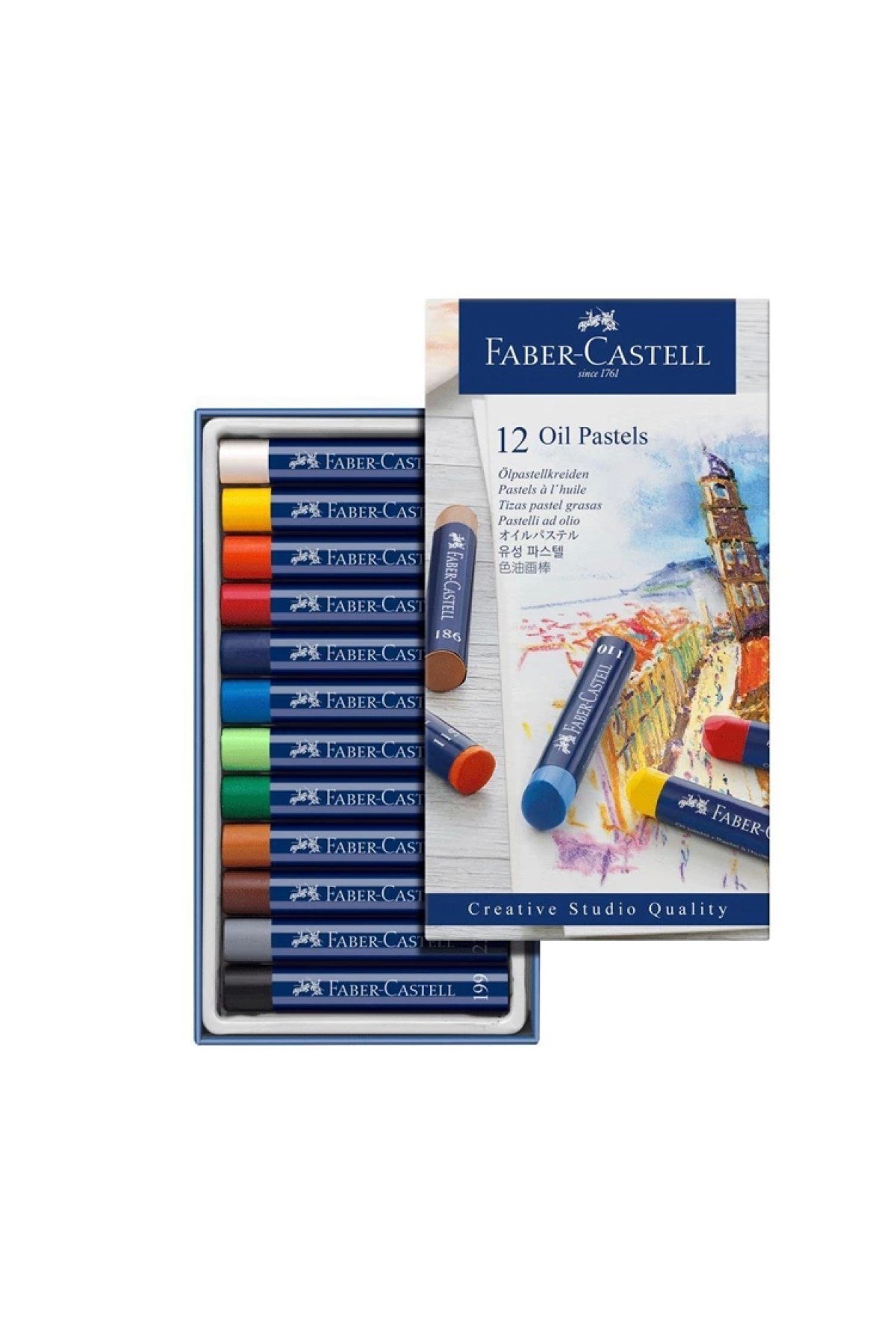 Faber Creatıve Studıo 12 Renk Yağlı Pastel Boya 127012
