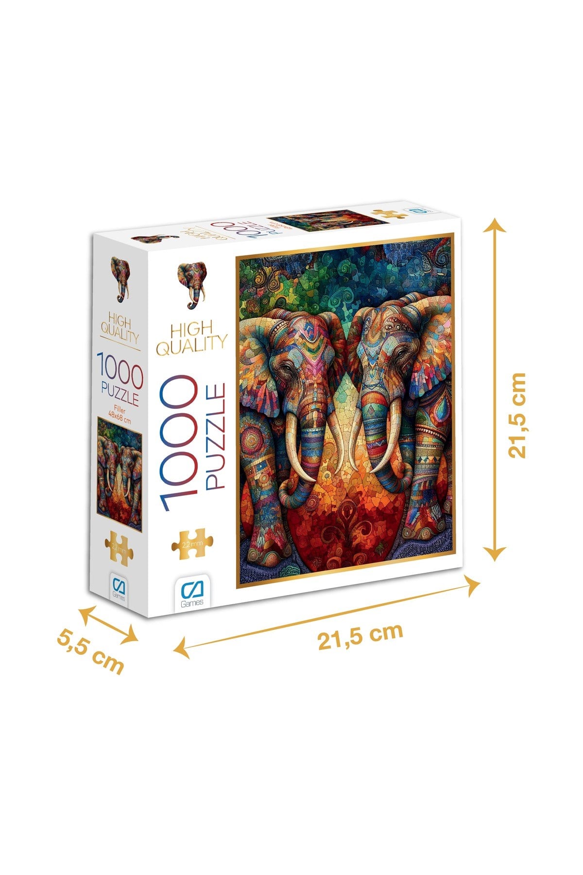 FİLLER PUZZLE 1000 PARÇA
