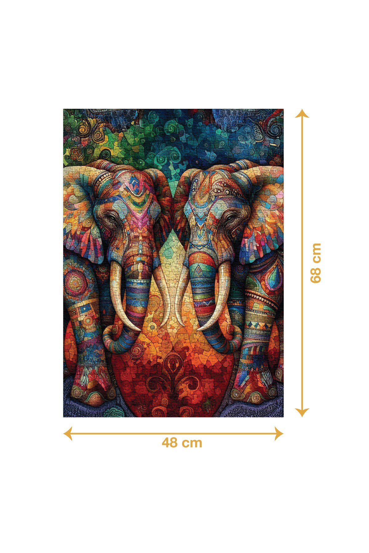 FİLLER PUZZLE 1000 PARÇA