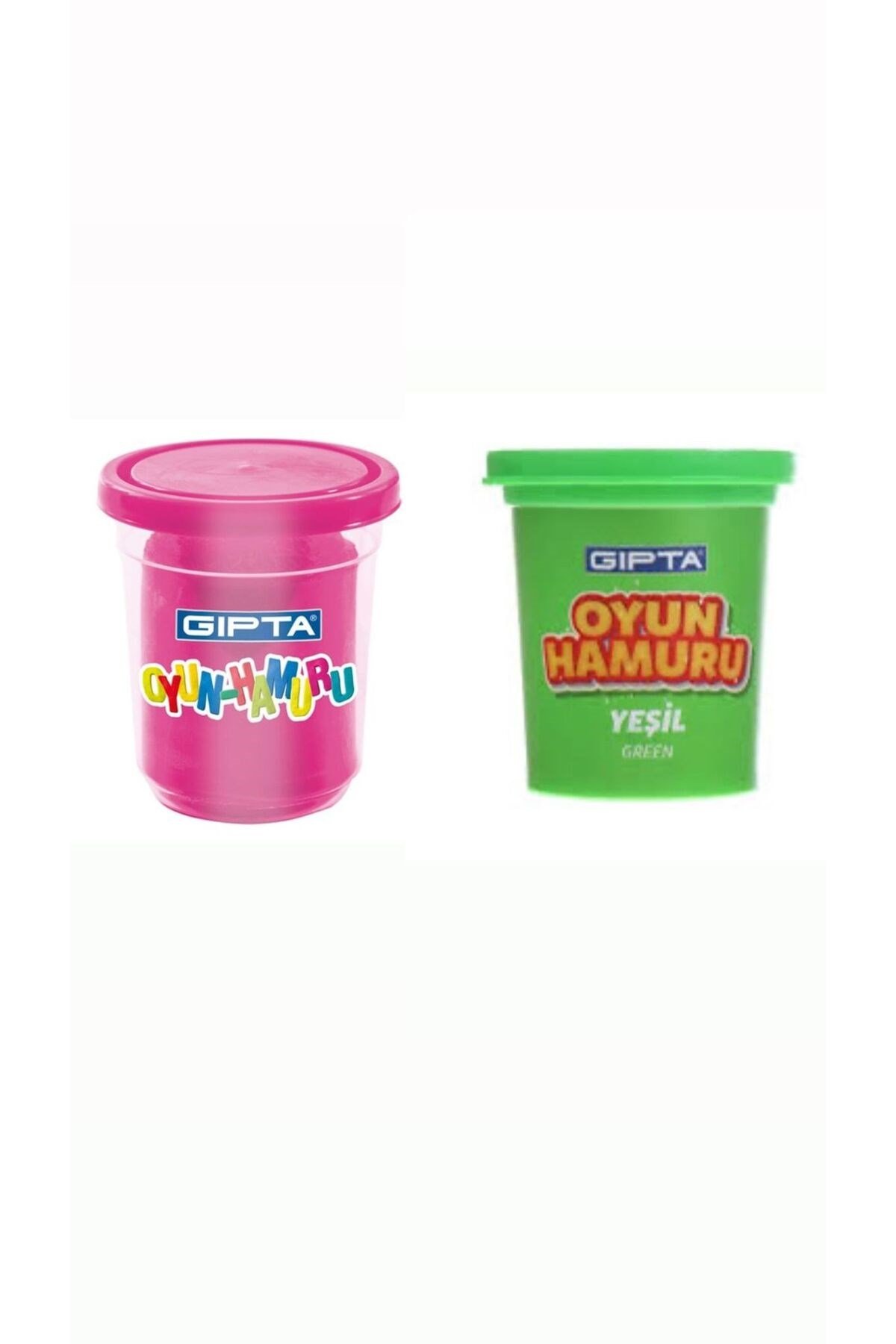 GIPTA OYUN HAMURU 2 Lİ YEŞİL PEMBE