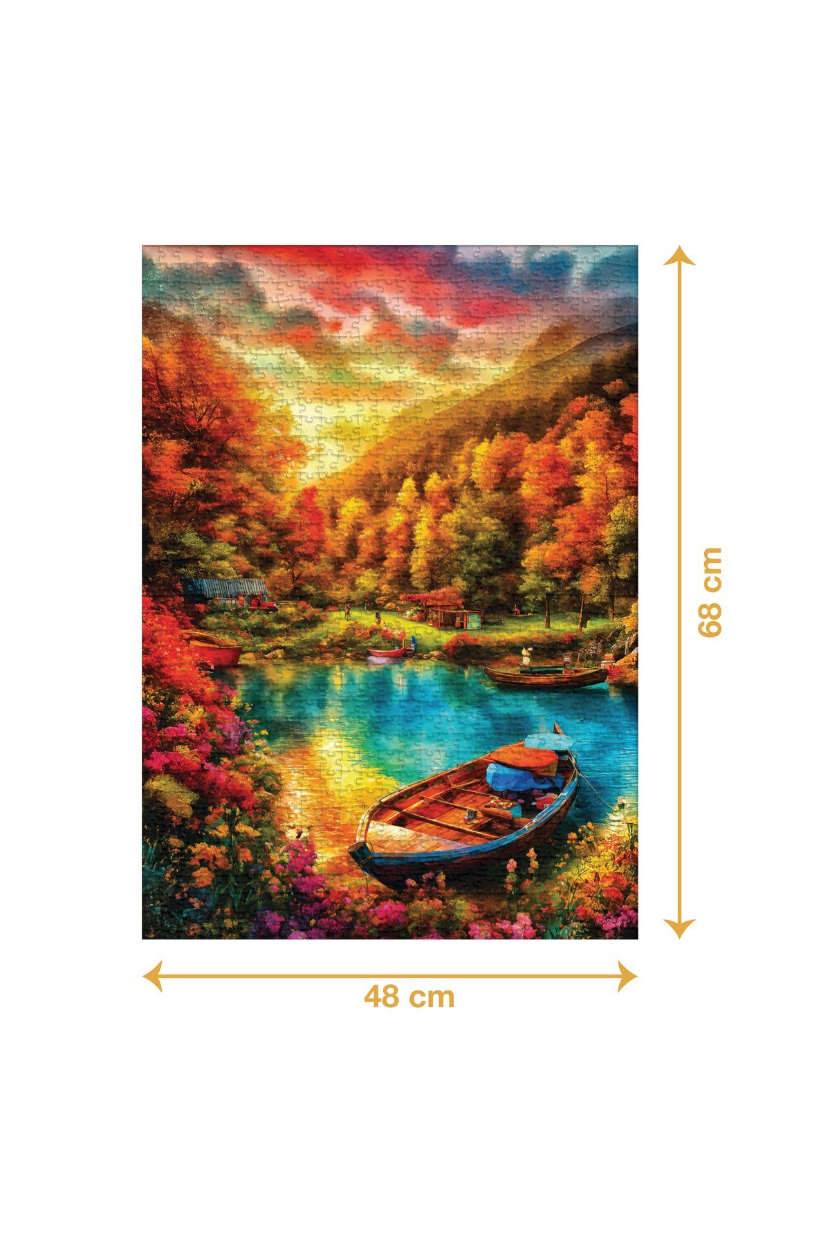 GÖL MANZARASI PUZZLE 1000 PARÇA