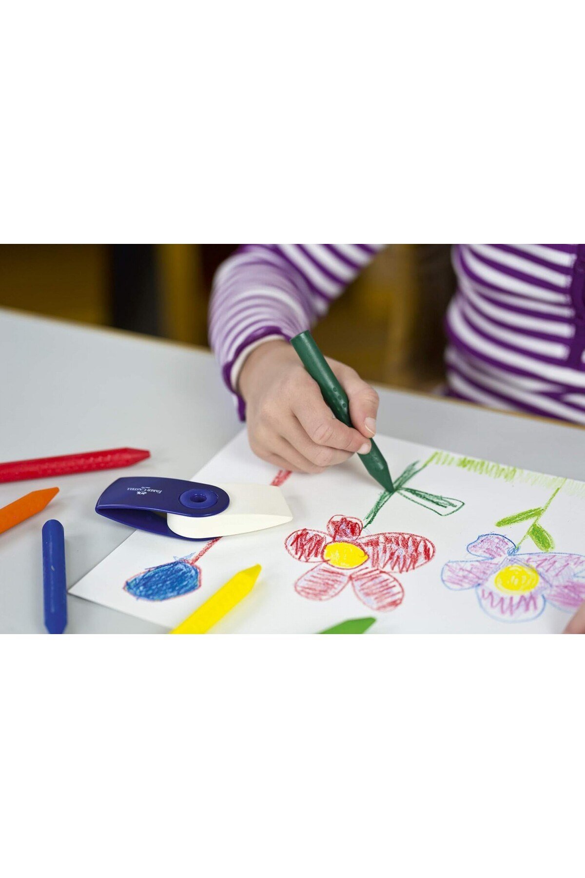 Grip Jumbo 12'li Üçgen Gövdeli Mum Boya / 5281122540000