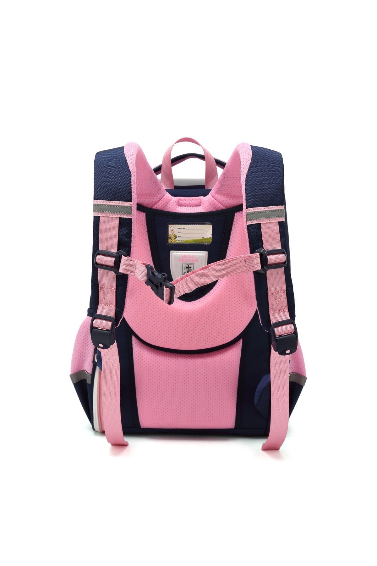 Hello Dragon Unisex Omurga Koruyucu Laptop&Sırt Çantası Lacivert - Pembe