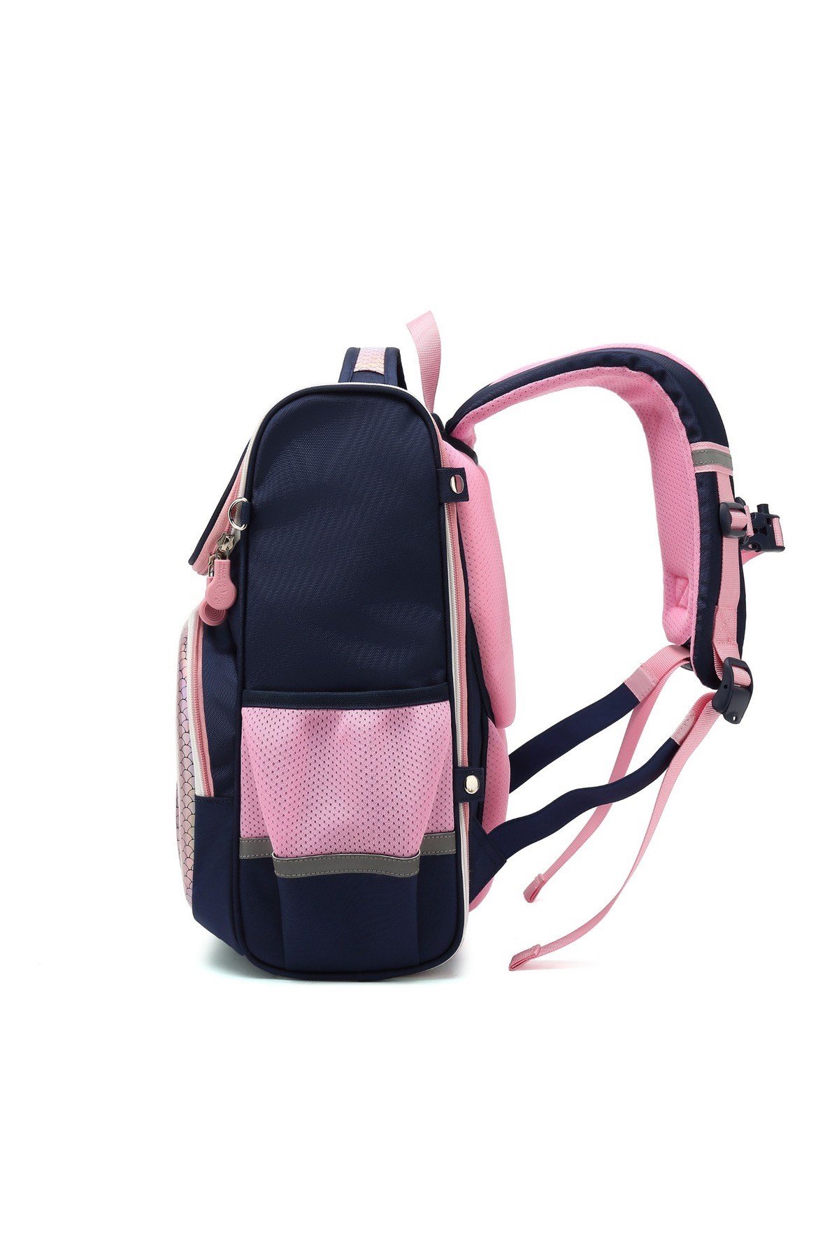 Hello Dragon Unisex Omurga Koruyucu Laptop&Sırt Çantası Lacivert - Pembe