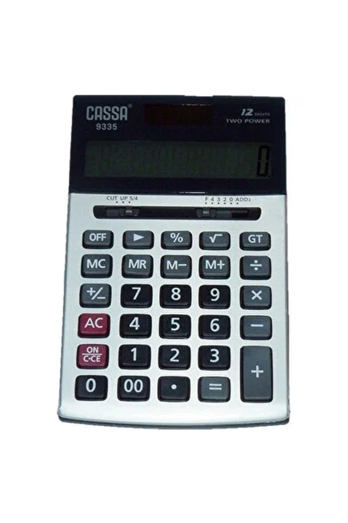 Hesap Makinesi Elektronik 12 Hane Siyah 9335