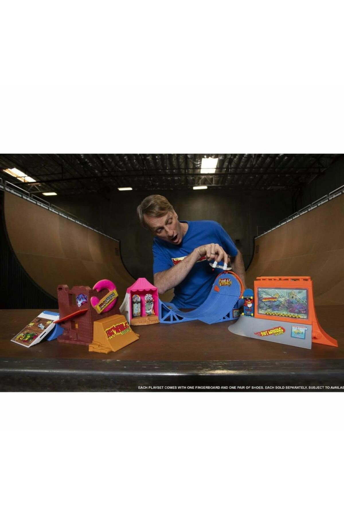 HGT91 Hot Wheels Skate Parmak Kaykay Macerasına Başlangıç Setleri