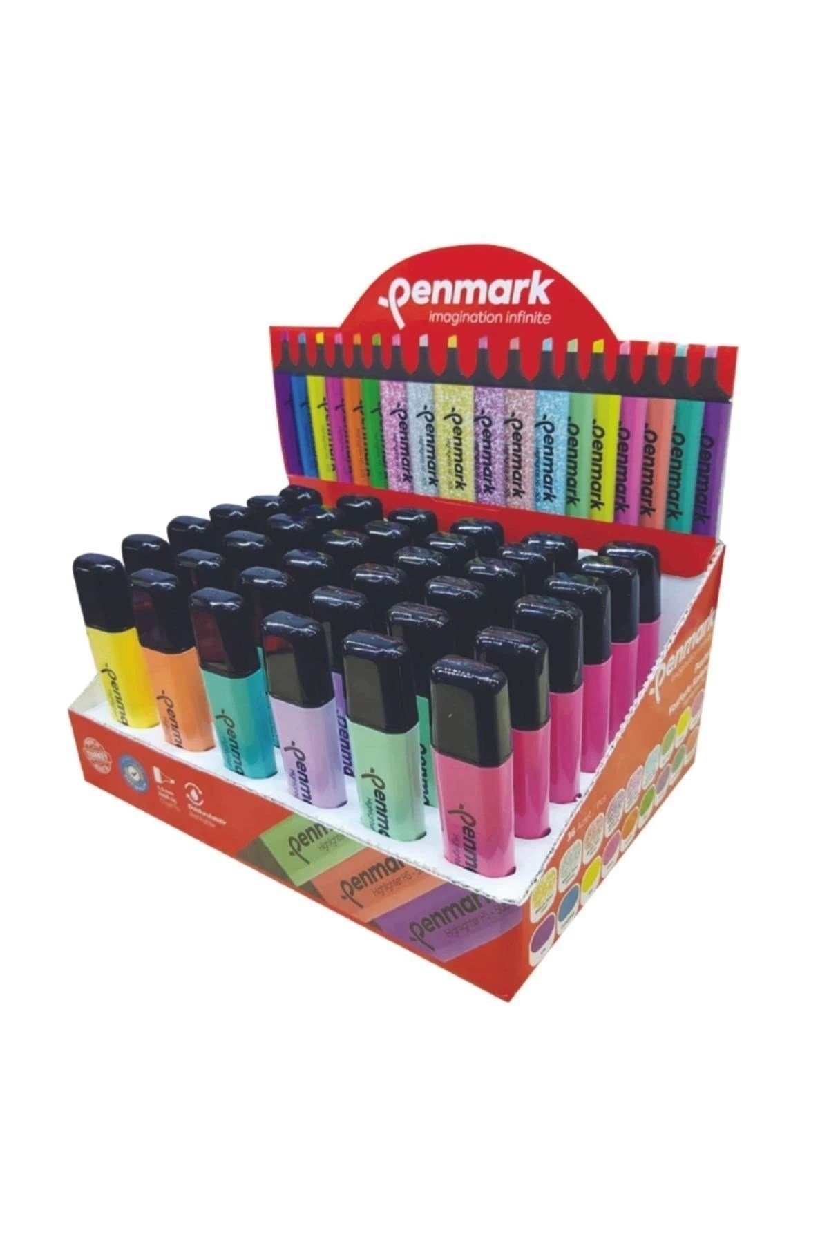Highlighter Neon Fosforlu Kalem – Pembe