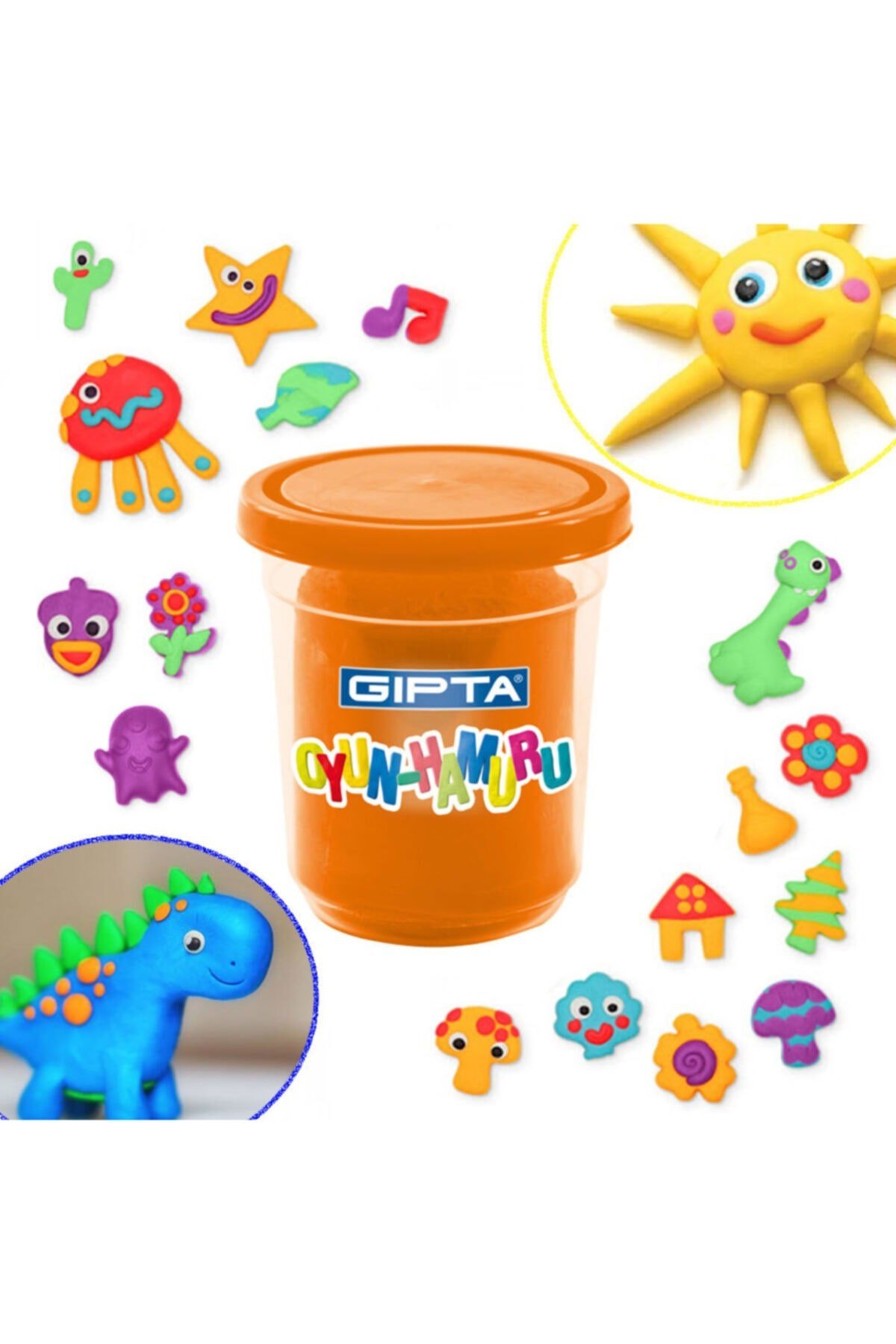 (i) Oyun Hamuru 140 Gr Turuncu K8401*12