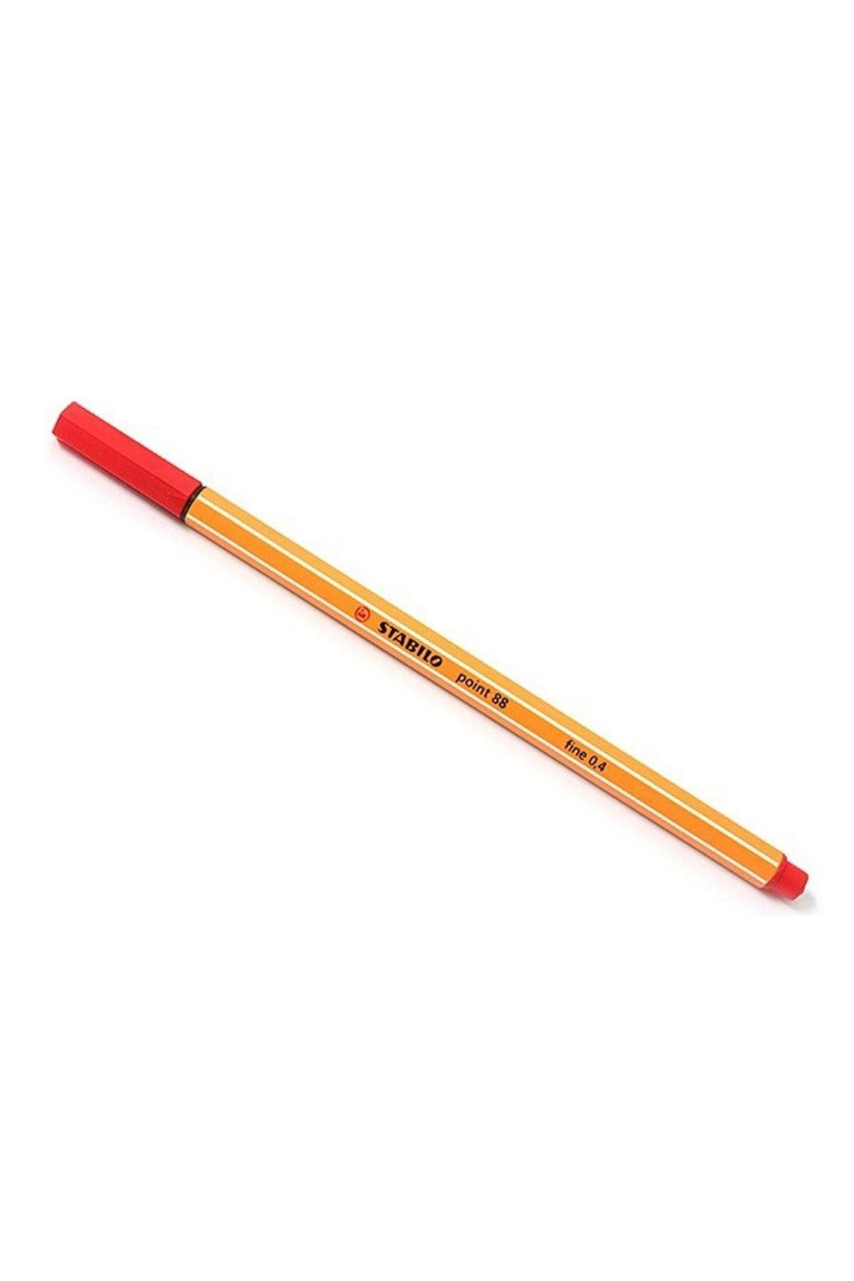 İnce Keçe Uçlu Kalem 0.4mm - Point 88 - Koyu Kırmızı