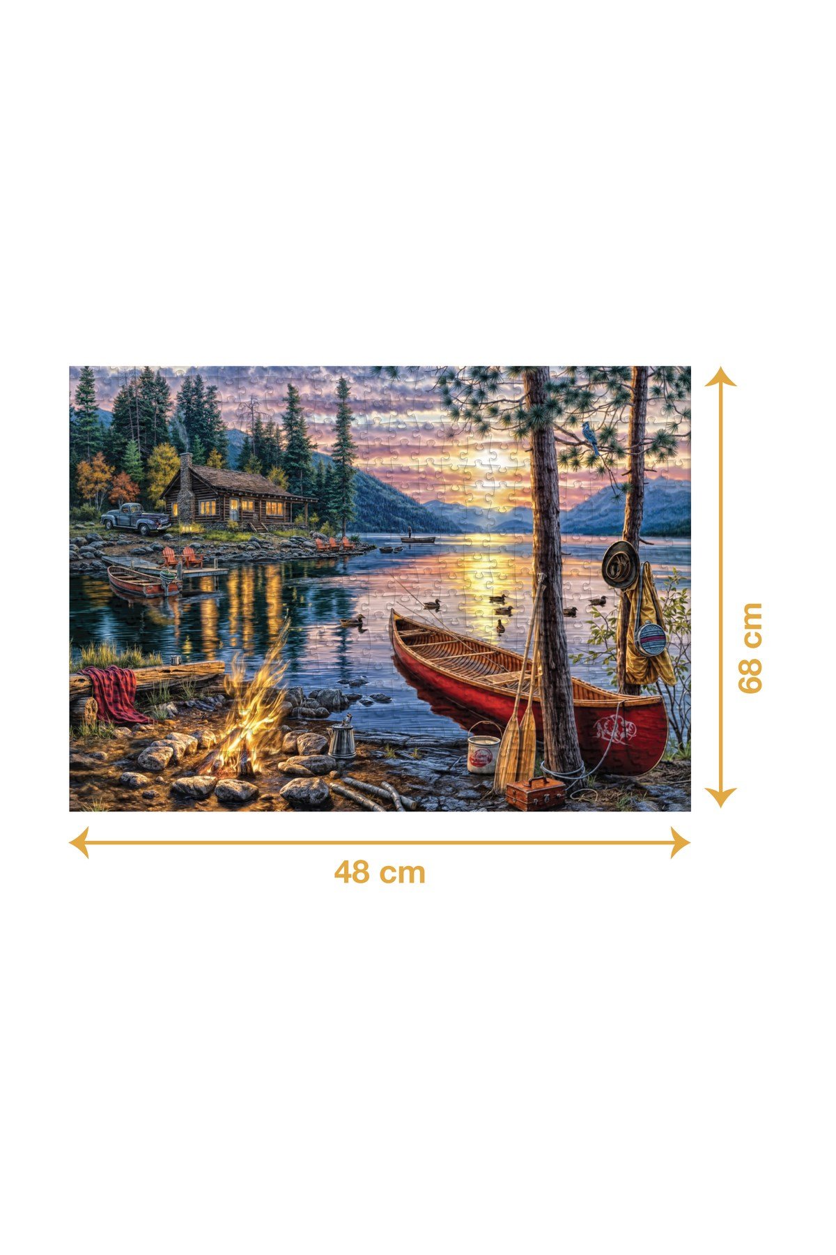 KAMP ATEŞİ PUZZLE 1000 PARÇA