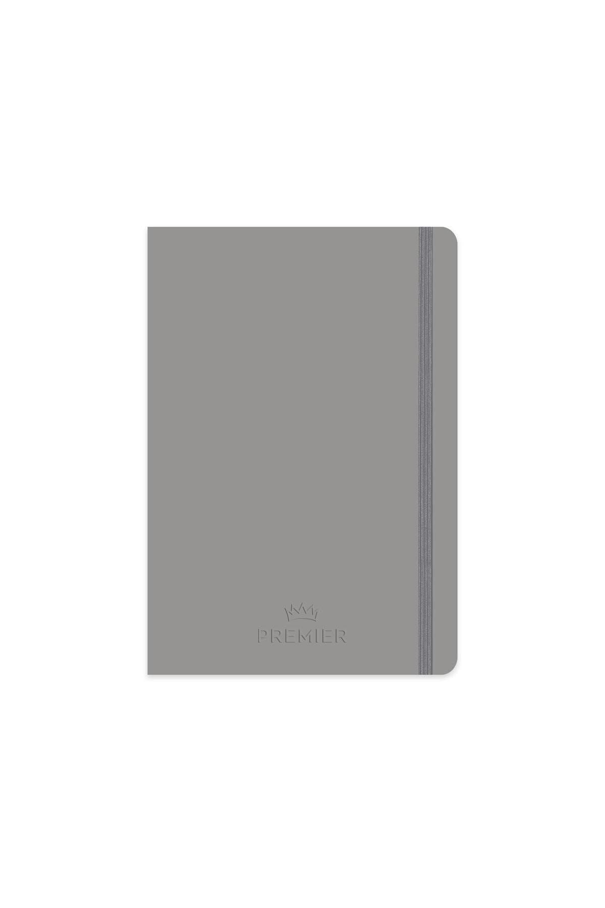 Keskin Color 17x24 Çizgili Ciltli Premier Defter - Gri