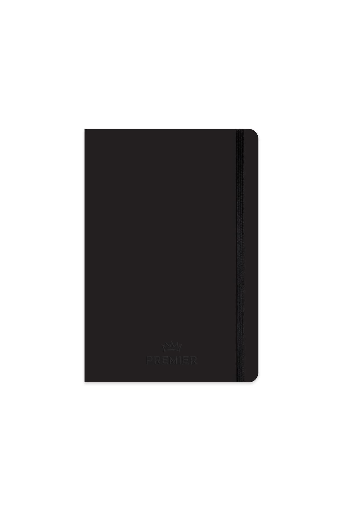 Keskin Color 17x24 Çizgili Ciltli Premier Defter - Siyah