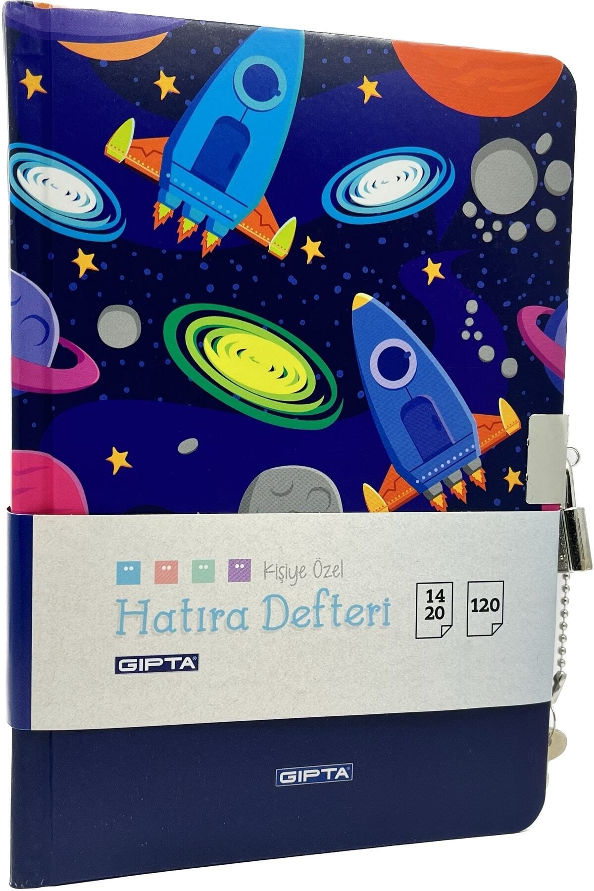 Kilitli Hatıra Ve Günlük Defter Çizgisiz 2023 Model 14x20 120yp. 8697236119112