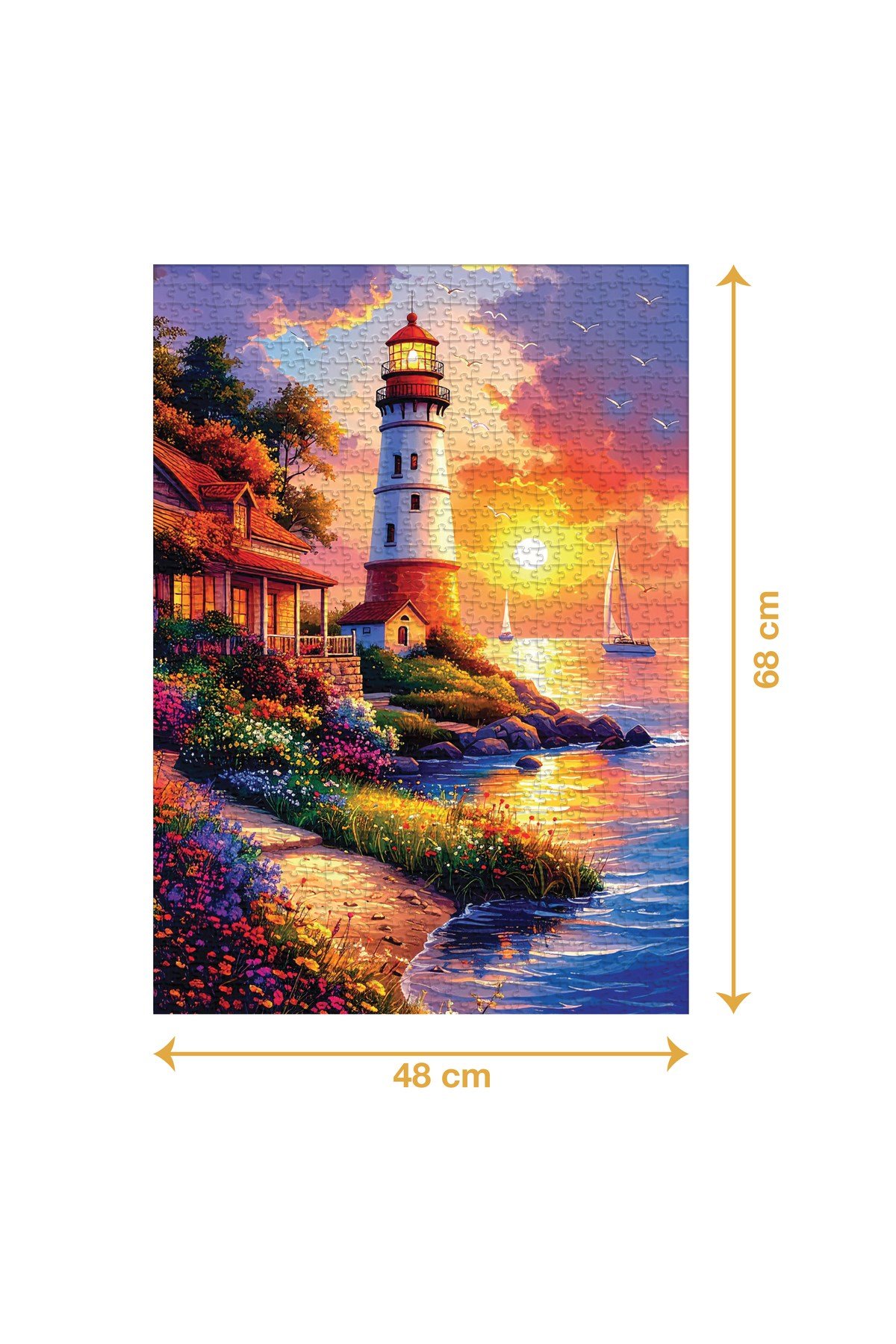 KIYIDAKİ FENER PUZZLE 1000 PARÇA