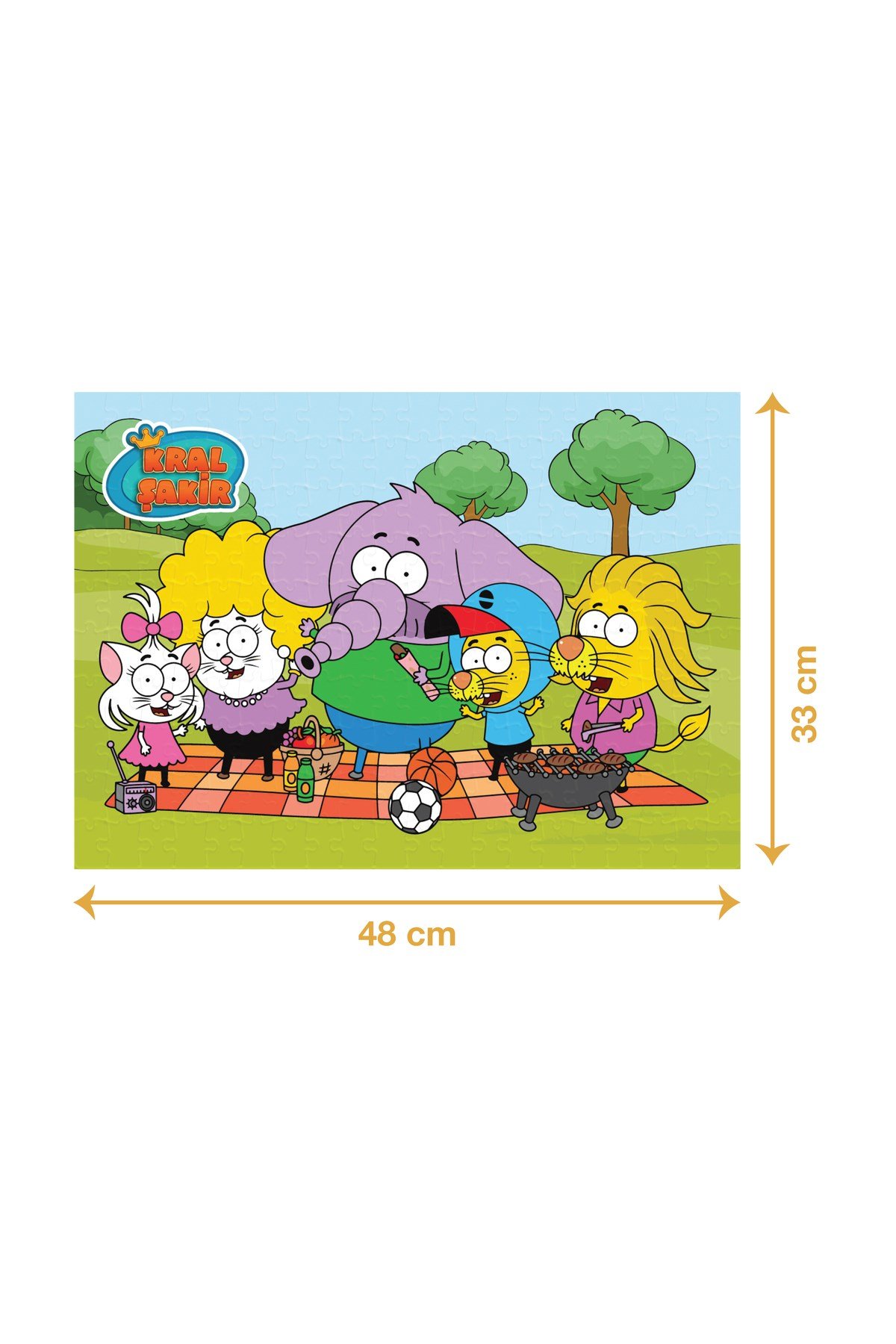 KRAL ŞAKİR PUZZLE 200 PARÇA