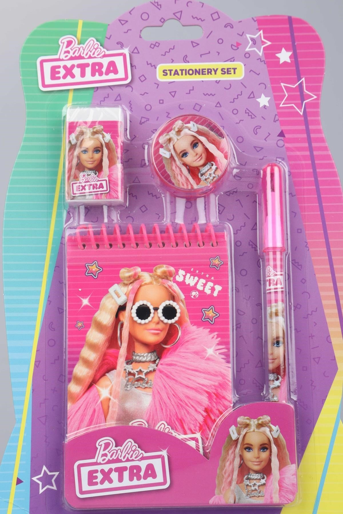 LİSANSLI BARBIE 4 PARÇALI KIRTASİYE SETİ