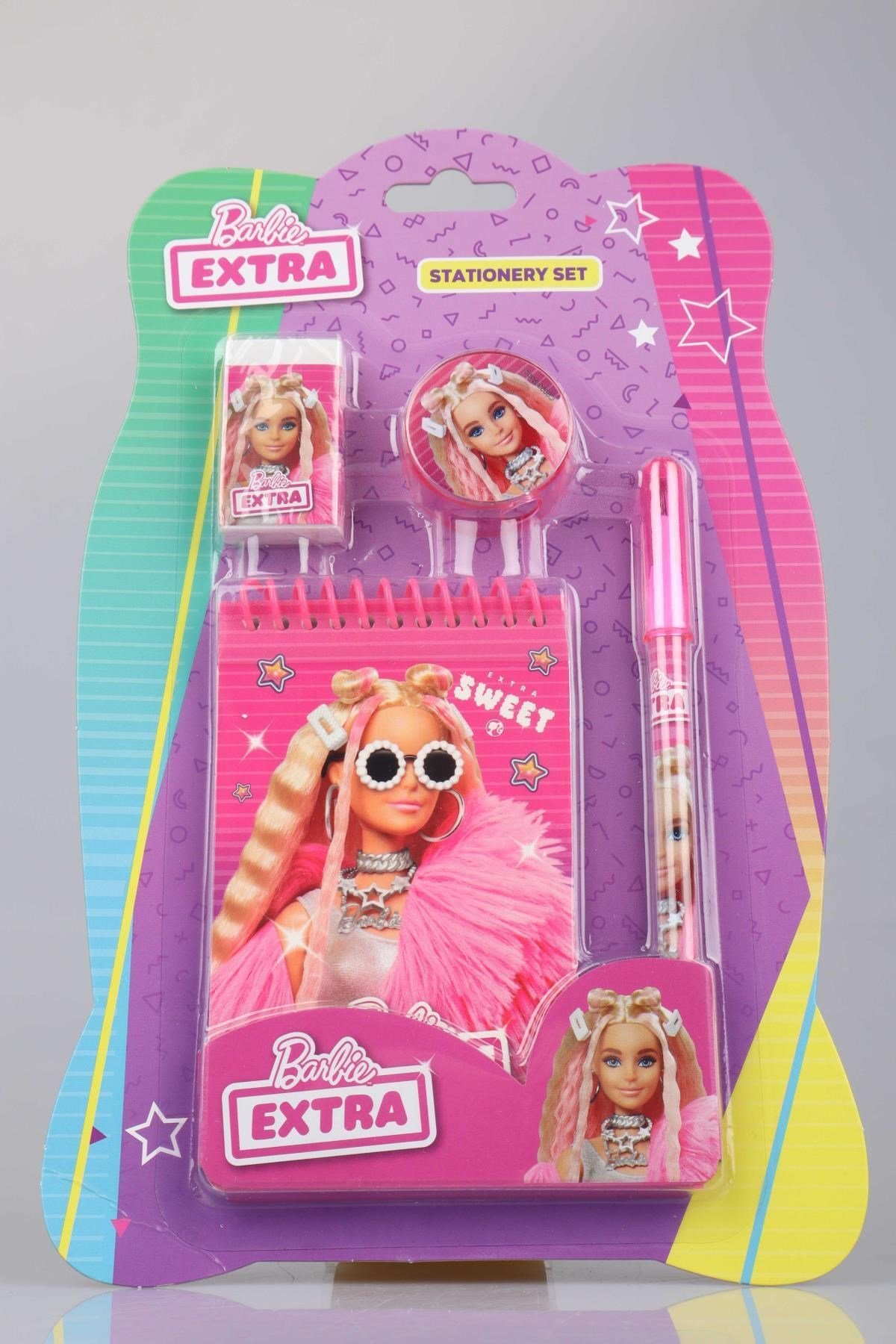 LİSANSLI BARBIE 4 PARÇALI KIRTASİYE SETİ