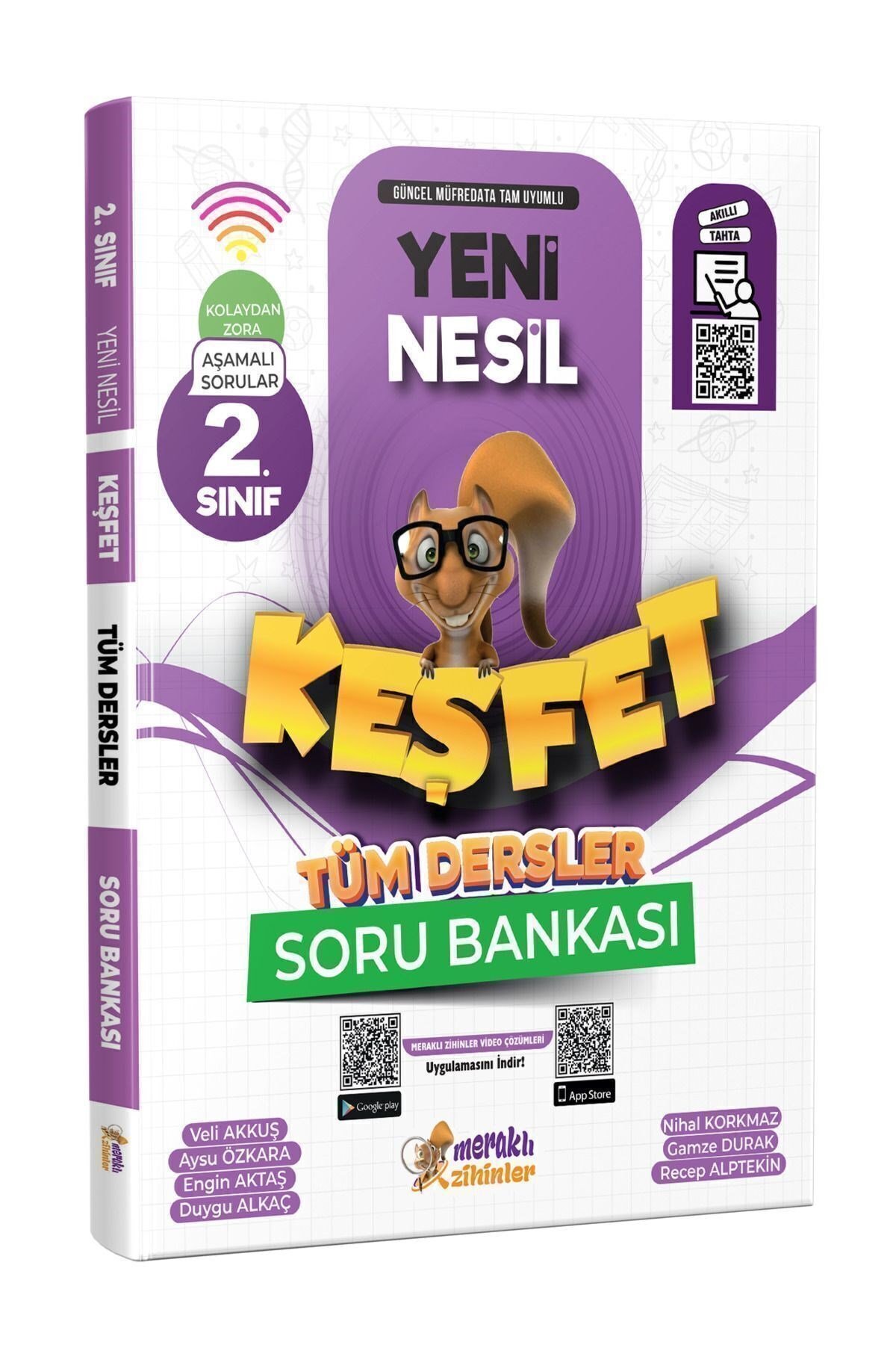 MERAKLI ZİHİNLER YAYINCILIK KEŞFET SERİSİ 2. SINIF TÜM DERSLER SORU BANKASI (YENİ NESİL) 2024-2025