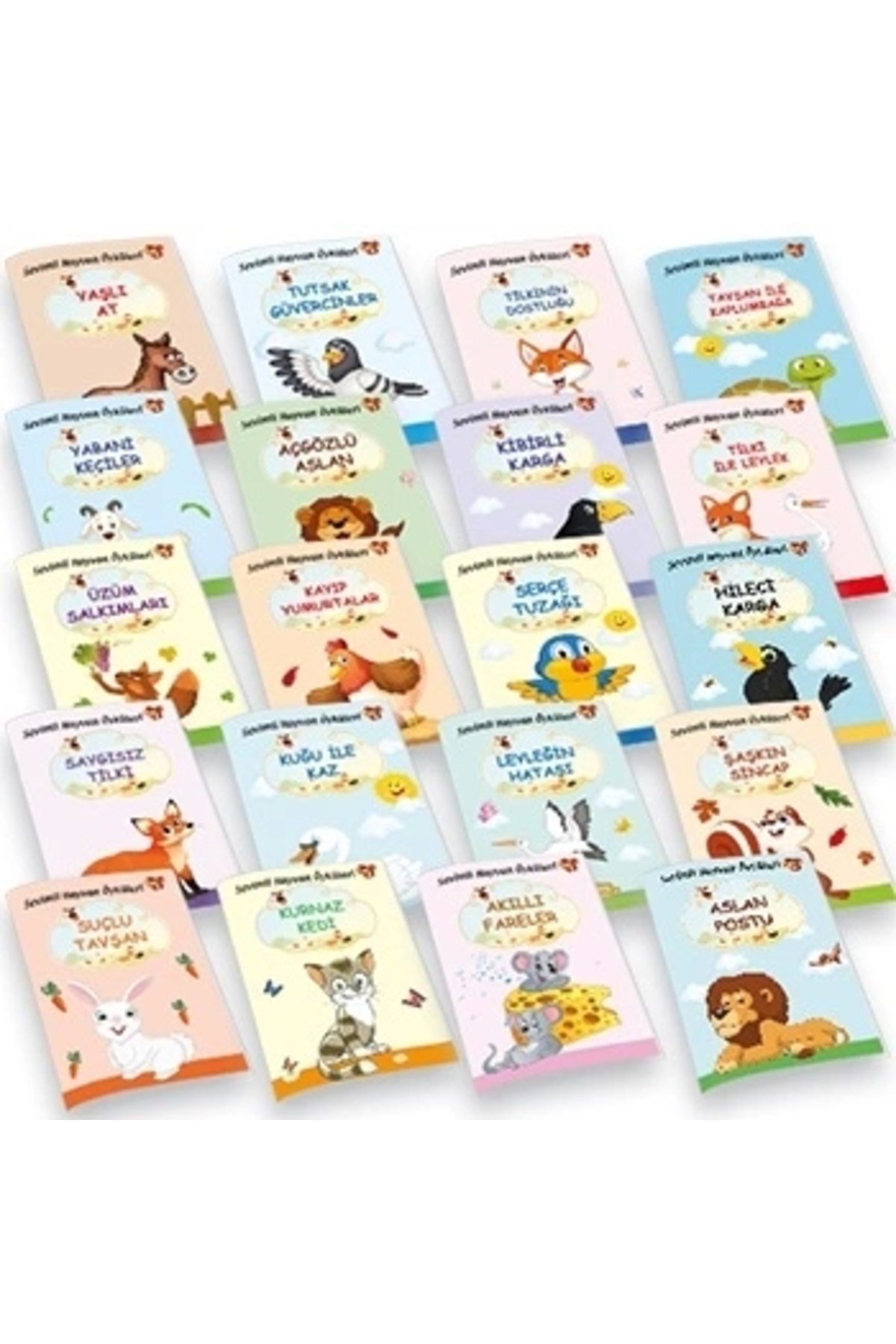 Mercek Çocuk Sevimli Hayvan Öyküleri 20 Kitap