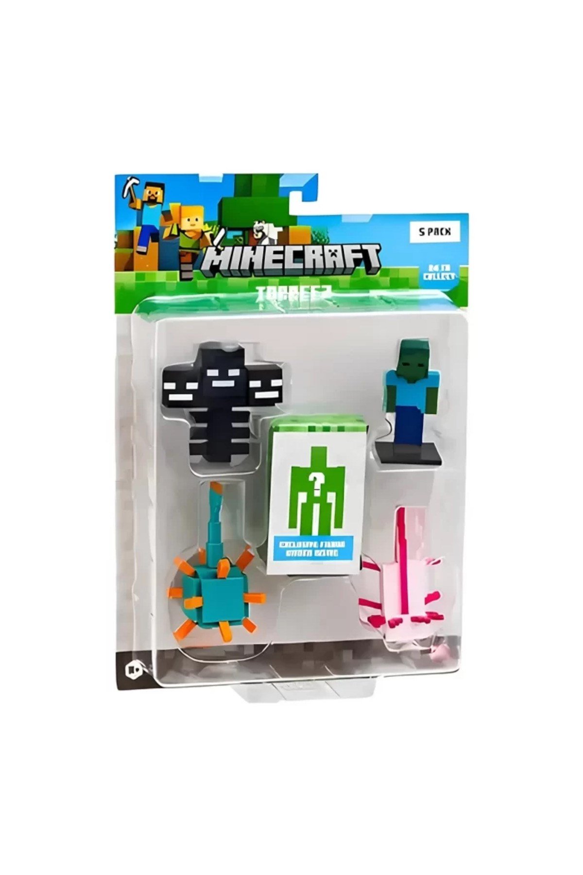 Minecraft 3D Figür Toppeez 5'li