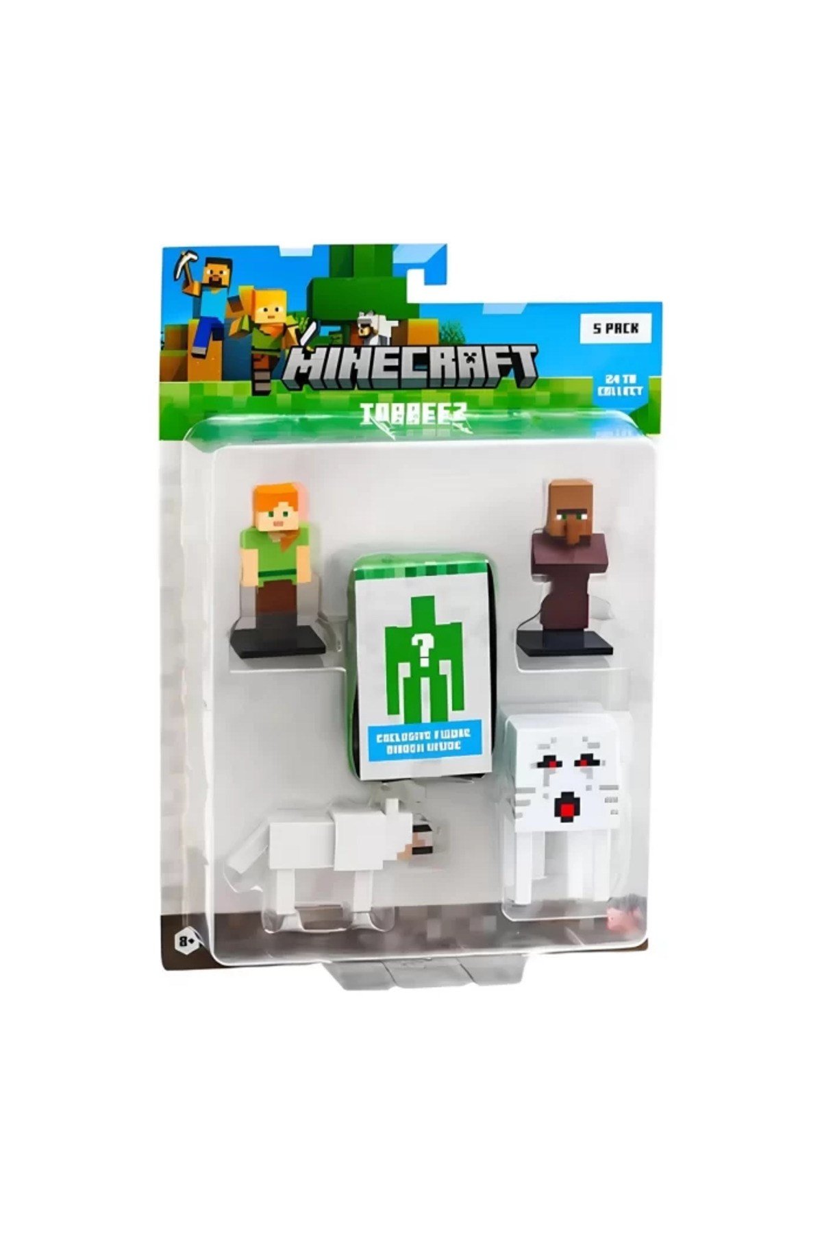Minecraft 3D Figür Toppeez 5'li
