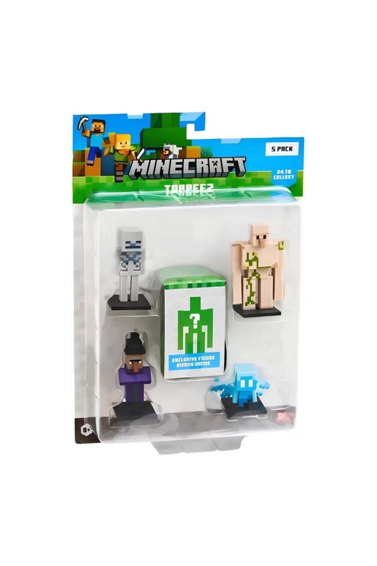 Minecraft 3D Figür Toppeez 5'li
