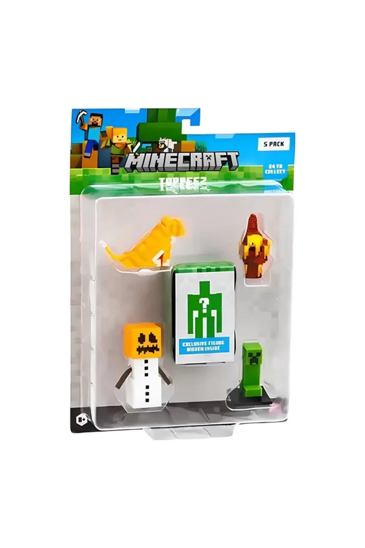 Minecraft 3D Figür Toppeez 5'li