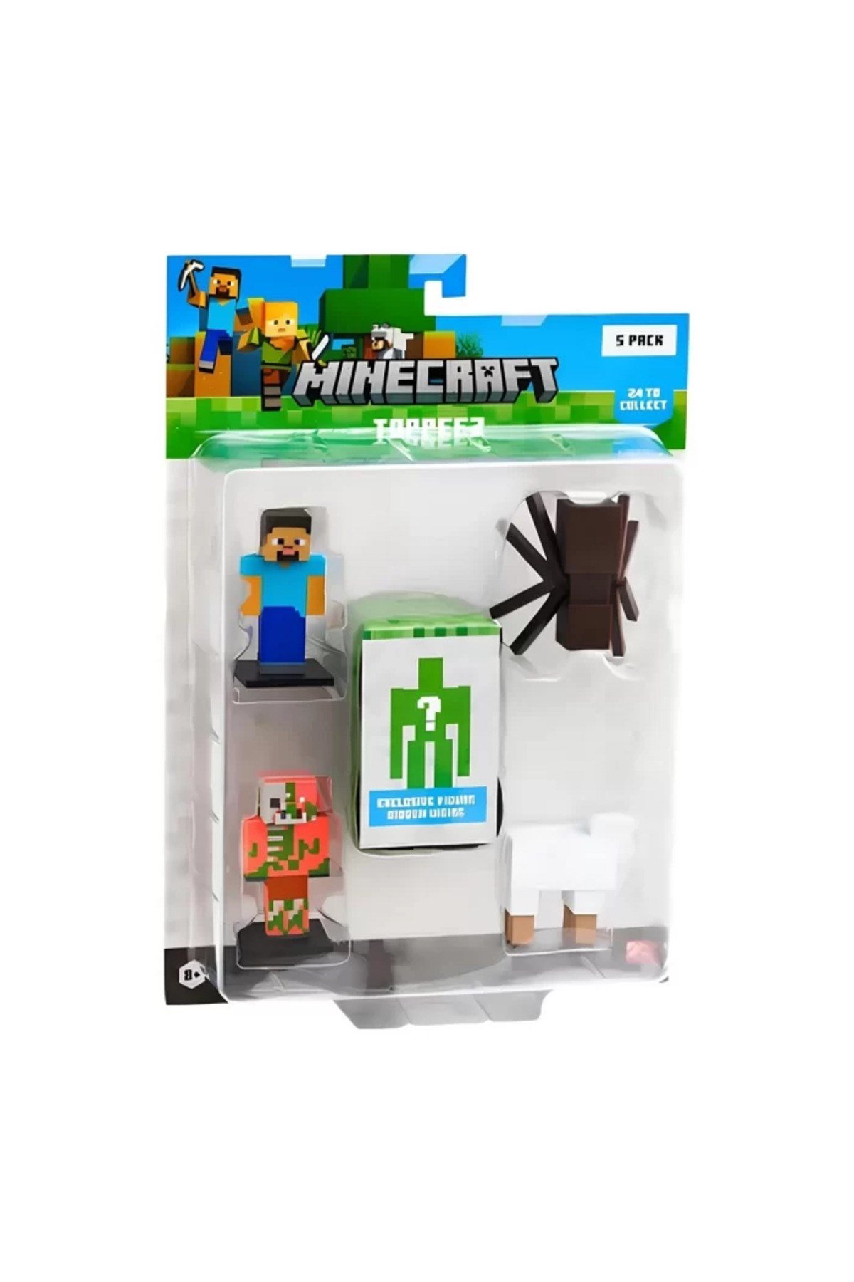 Minecraft 3D Figür Toppeez 5'li