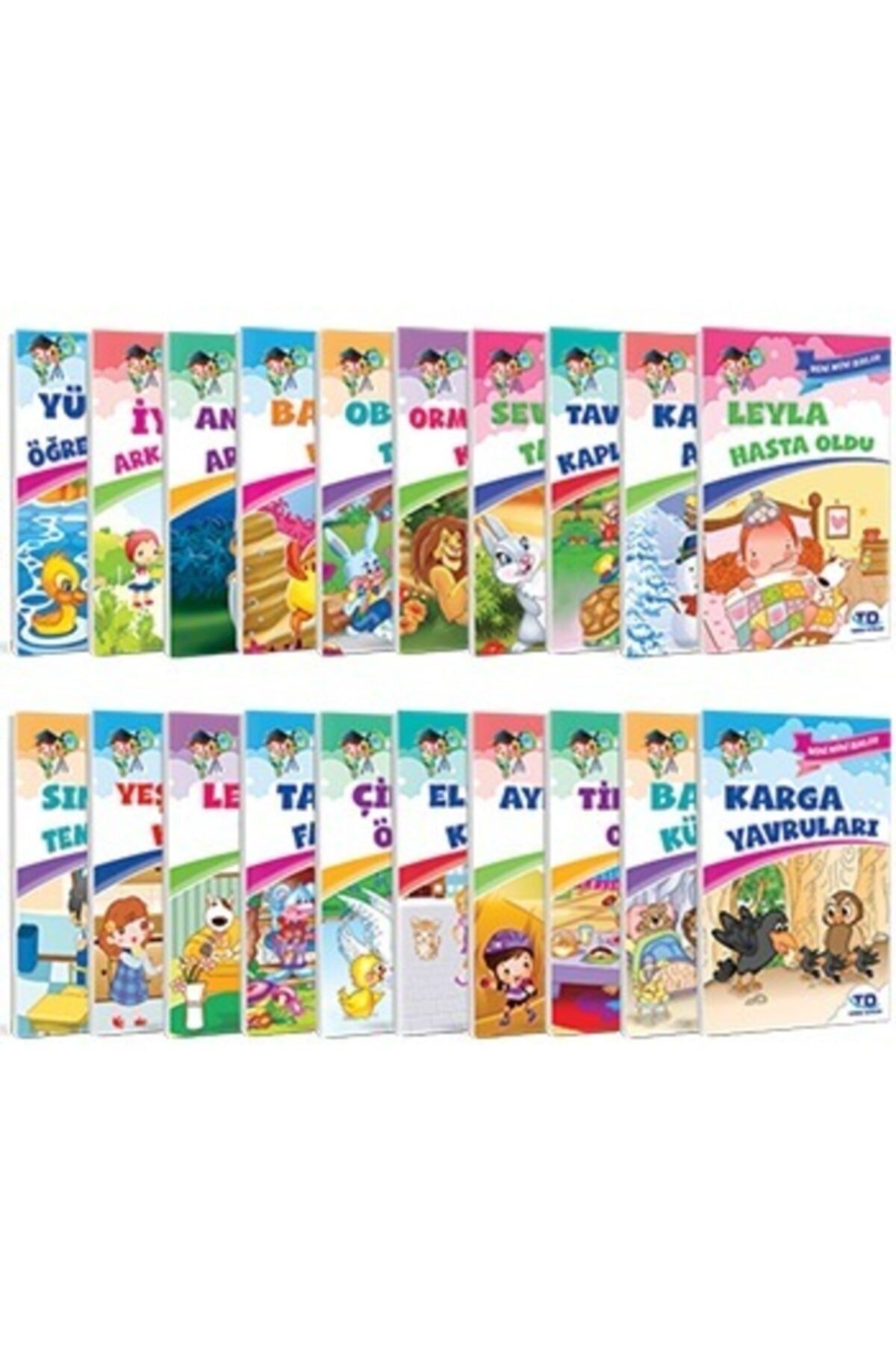 Mini Mini Birler Serisi Dik Temel Harflerle (20 KİTAP TAKIM) / 9786052285916