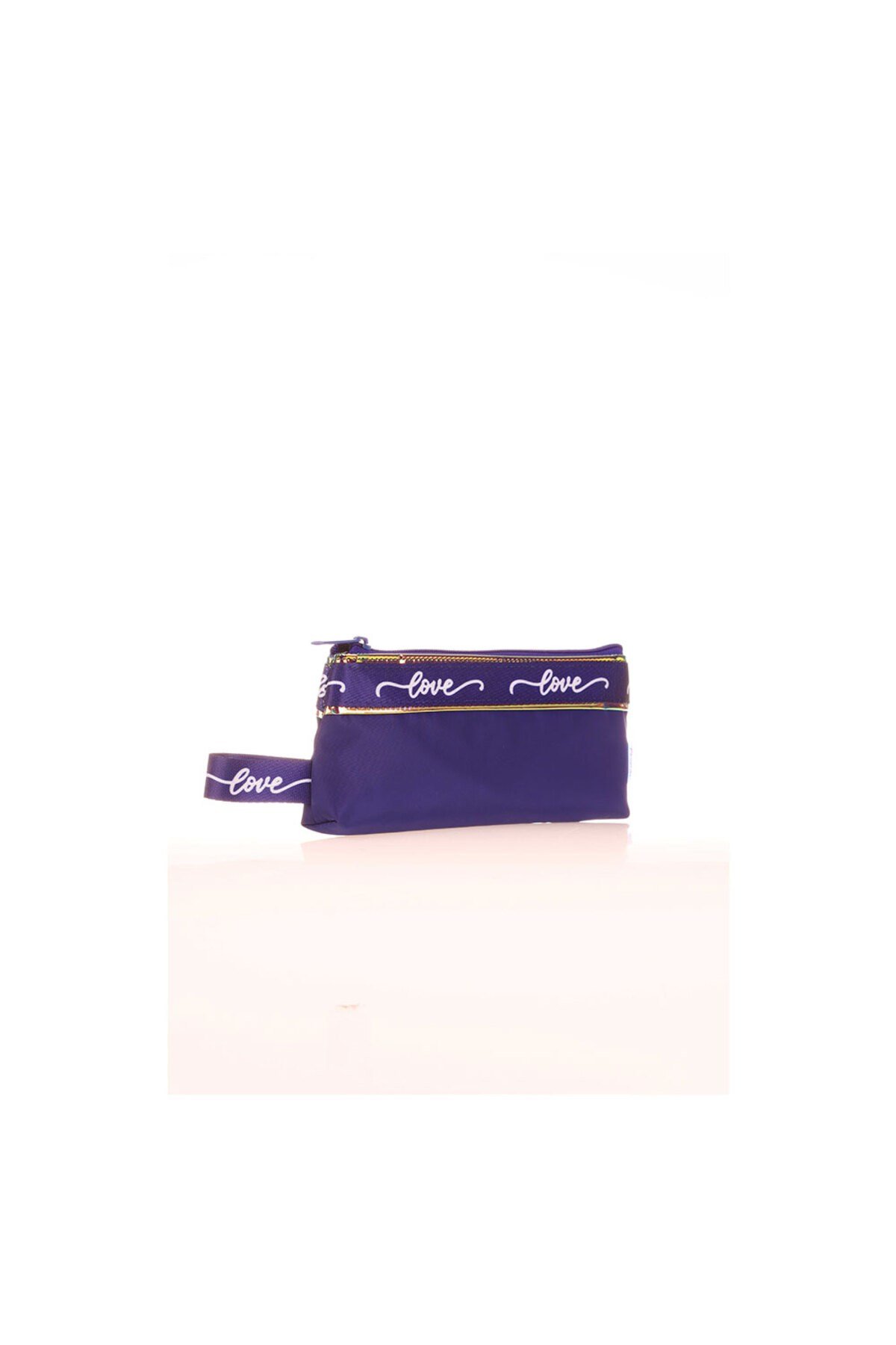 Mirror Baggy Kalem Çantası Lacivert K2666
