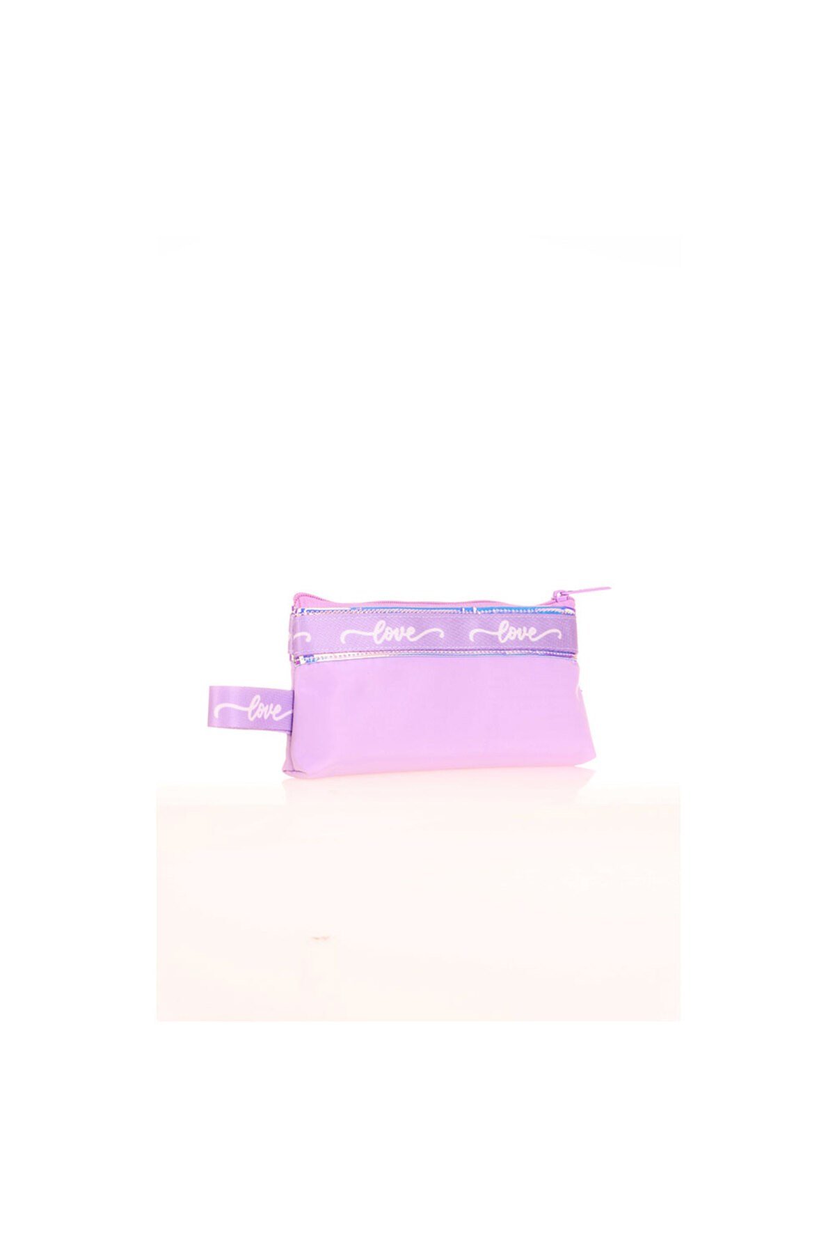 Mirror Baggy Kalem Çantası Lila K2667