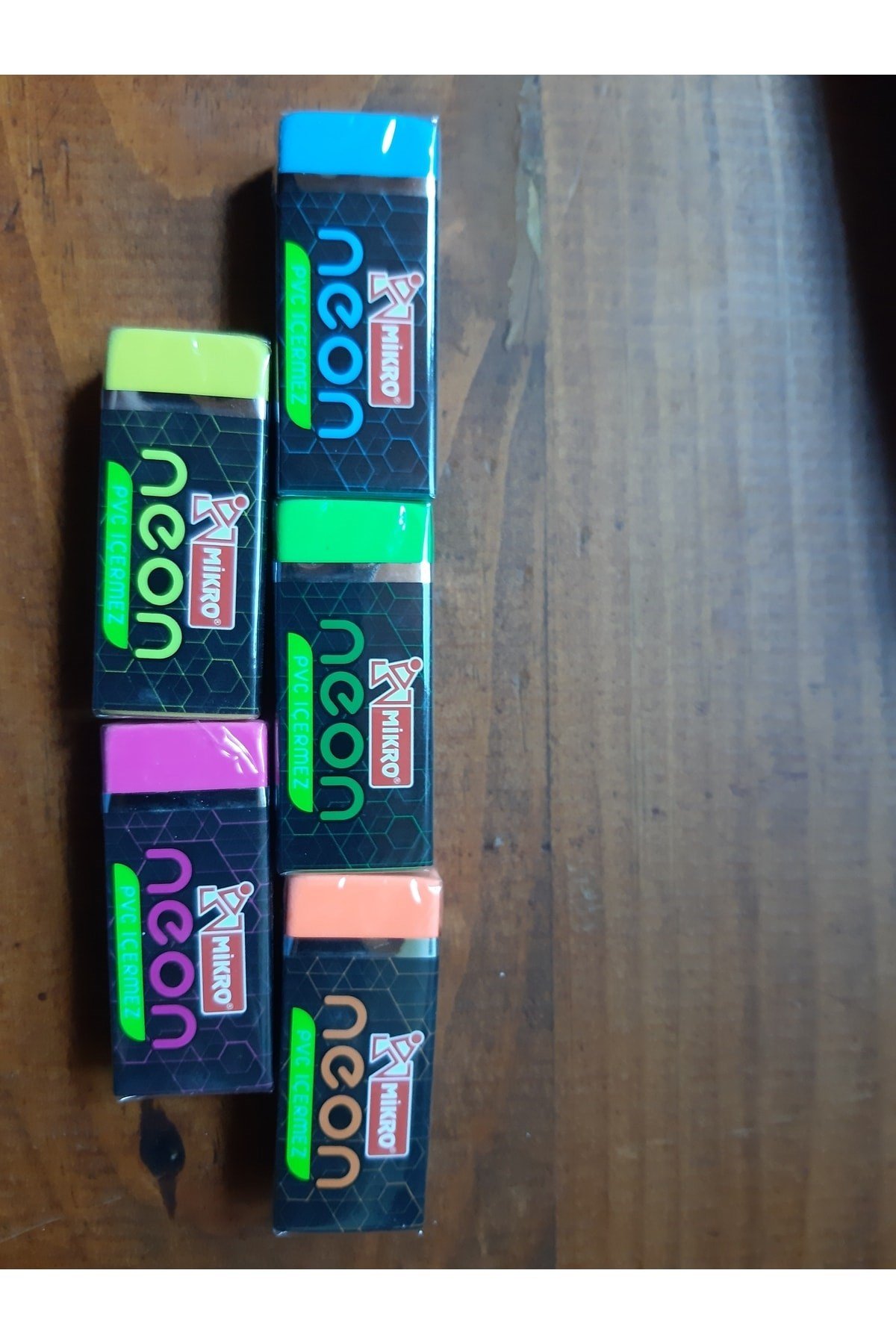 Neon Renkli Silgi 2b-24n (5 Adet)