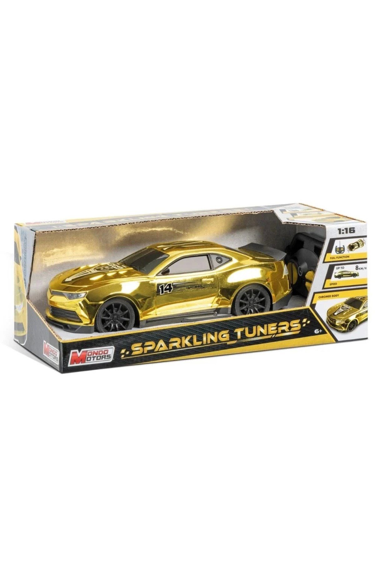 Nessiworld Sparkling Tuners 1/16 Altın 27MHZ Kumandalı Araba