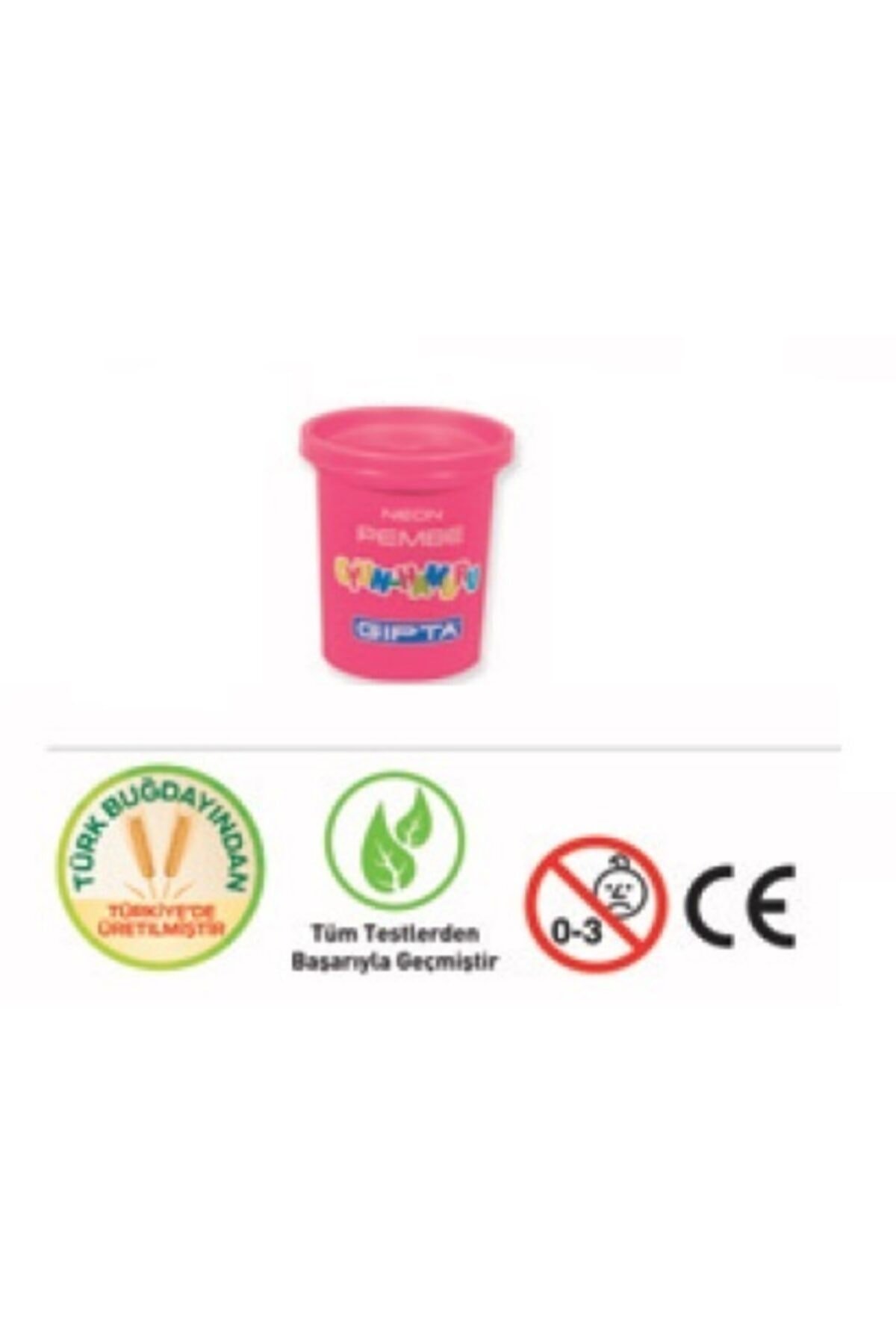 Oyun Hamuru 120 gram Neon Pembe K8433