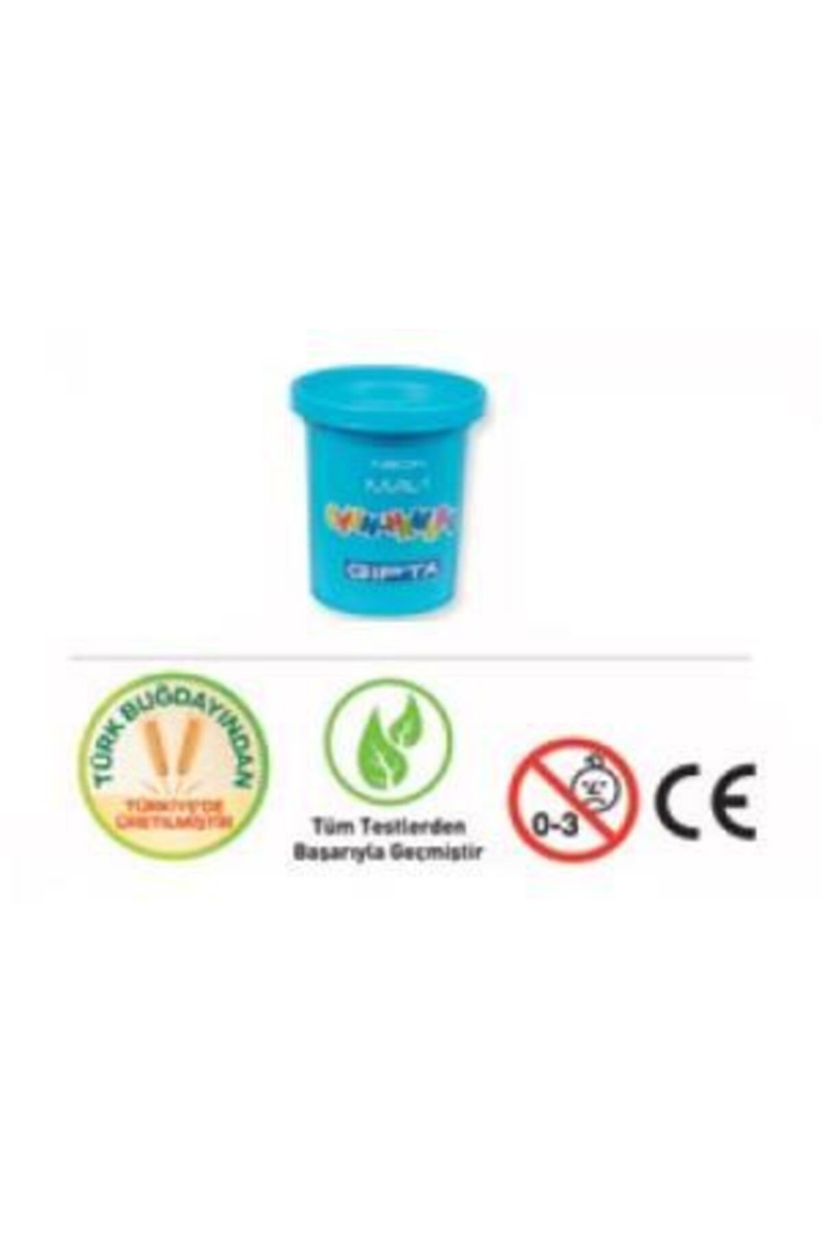 Oyun Hamuru 140 gram Neon Mavi (12 Li Paket) K8434