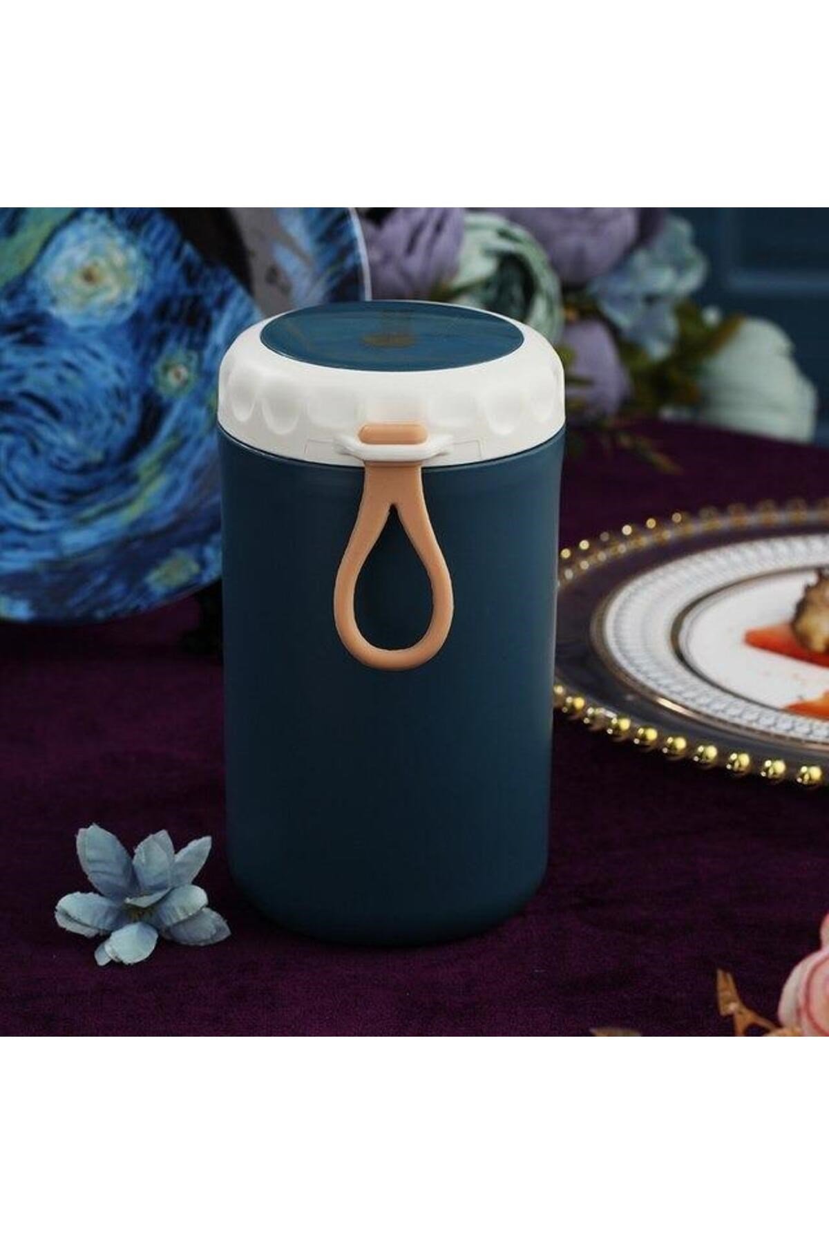 Paslanmaz Çelik Yemek Termosu 750ml Lacivert