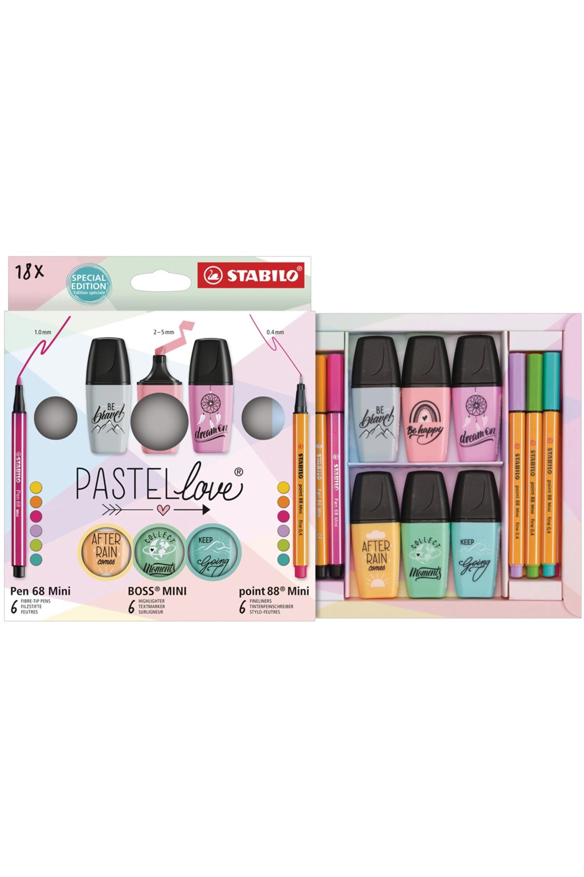 Pastel Love Mini Set 18'li